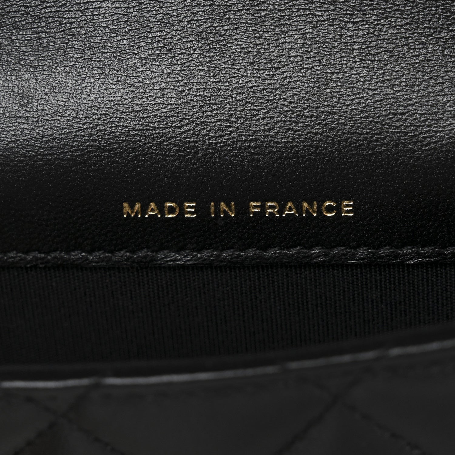 Lambskin Quilted Top Handle Flap Coin Purse With Chain Black