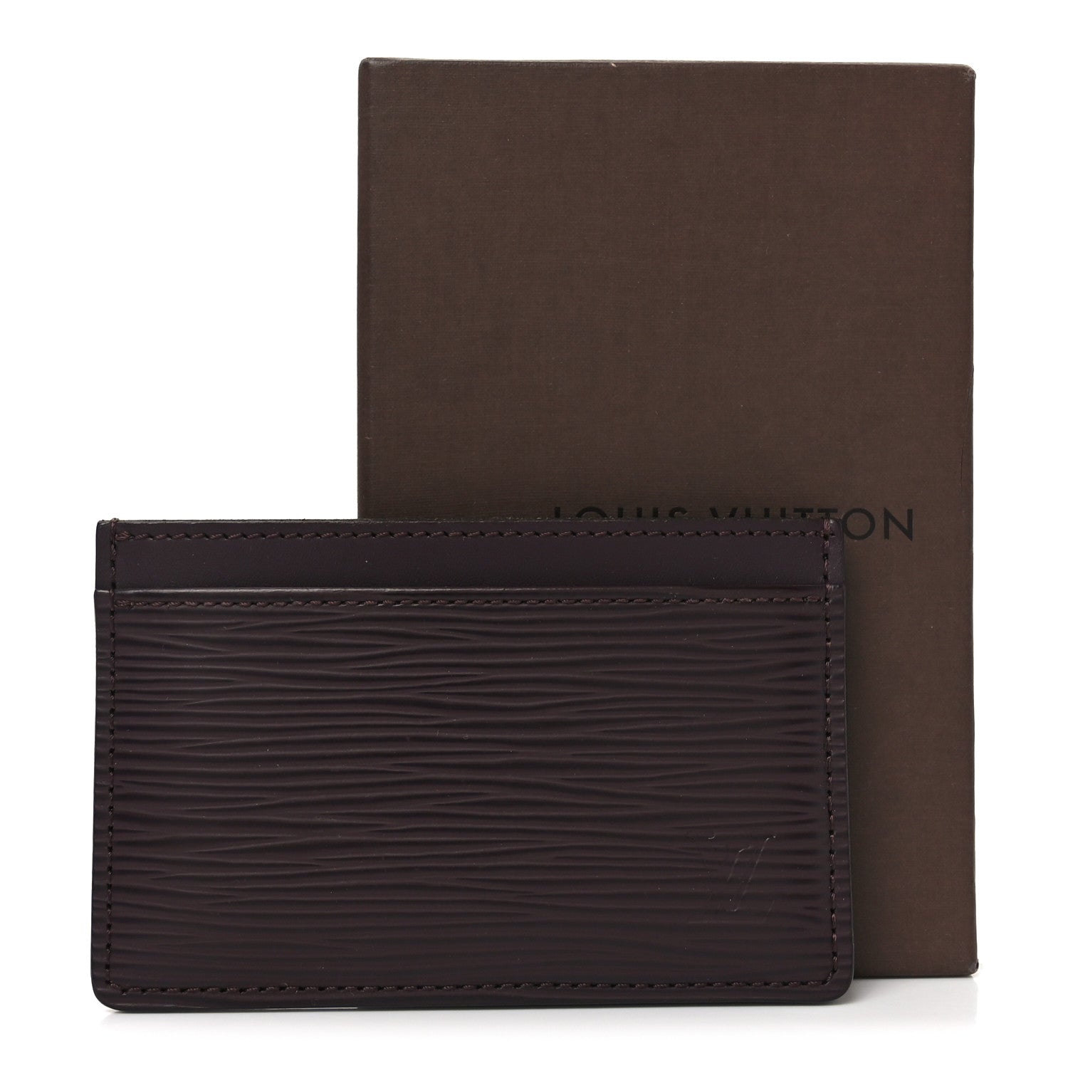 Epi Card Holder Moka