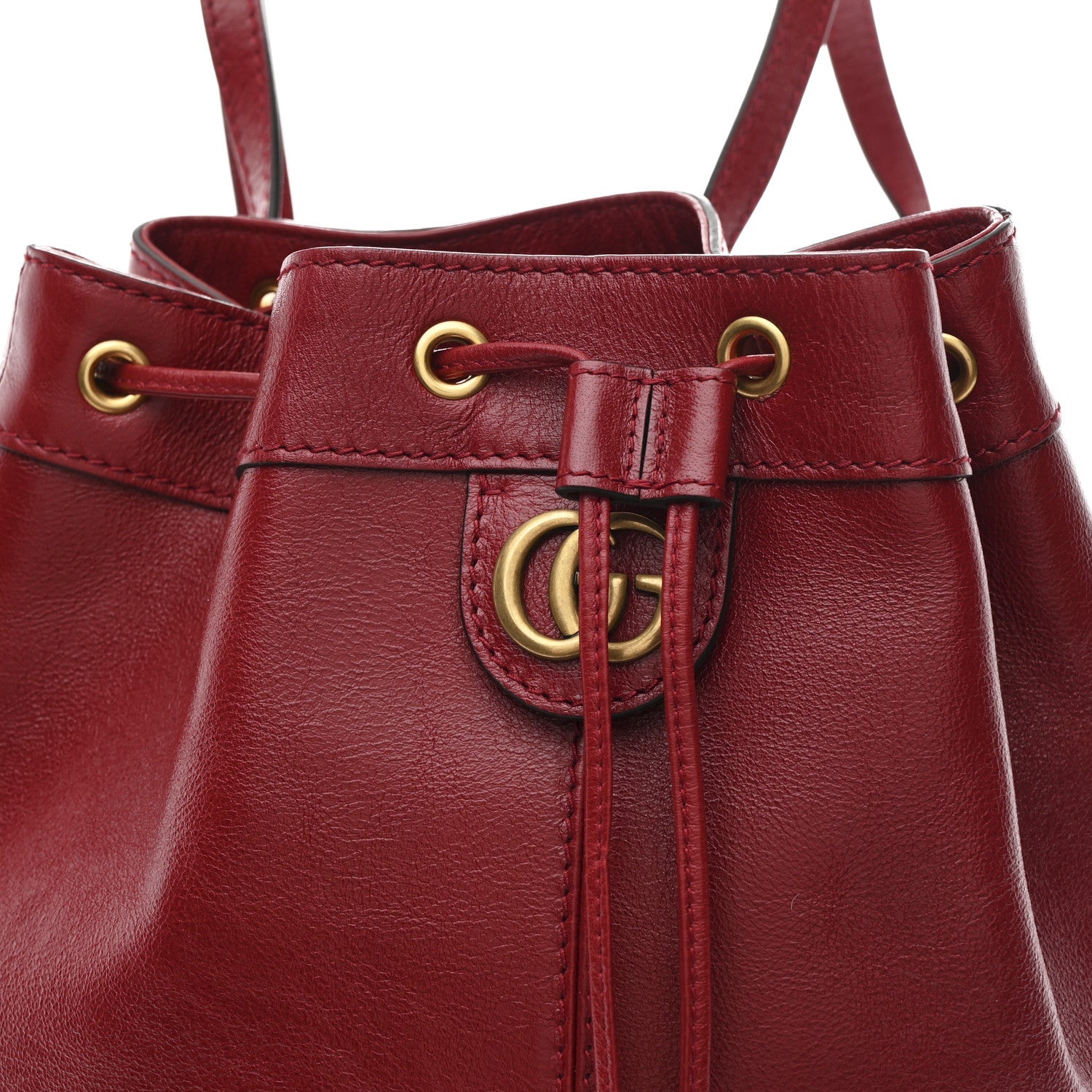 Piuma Lux Energy Medium Re(Belle) Convertible Bucket Bag Hibiscus Red