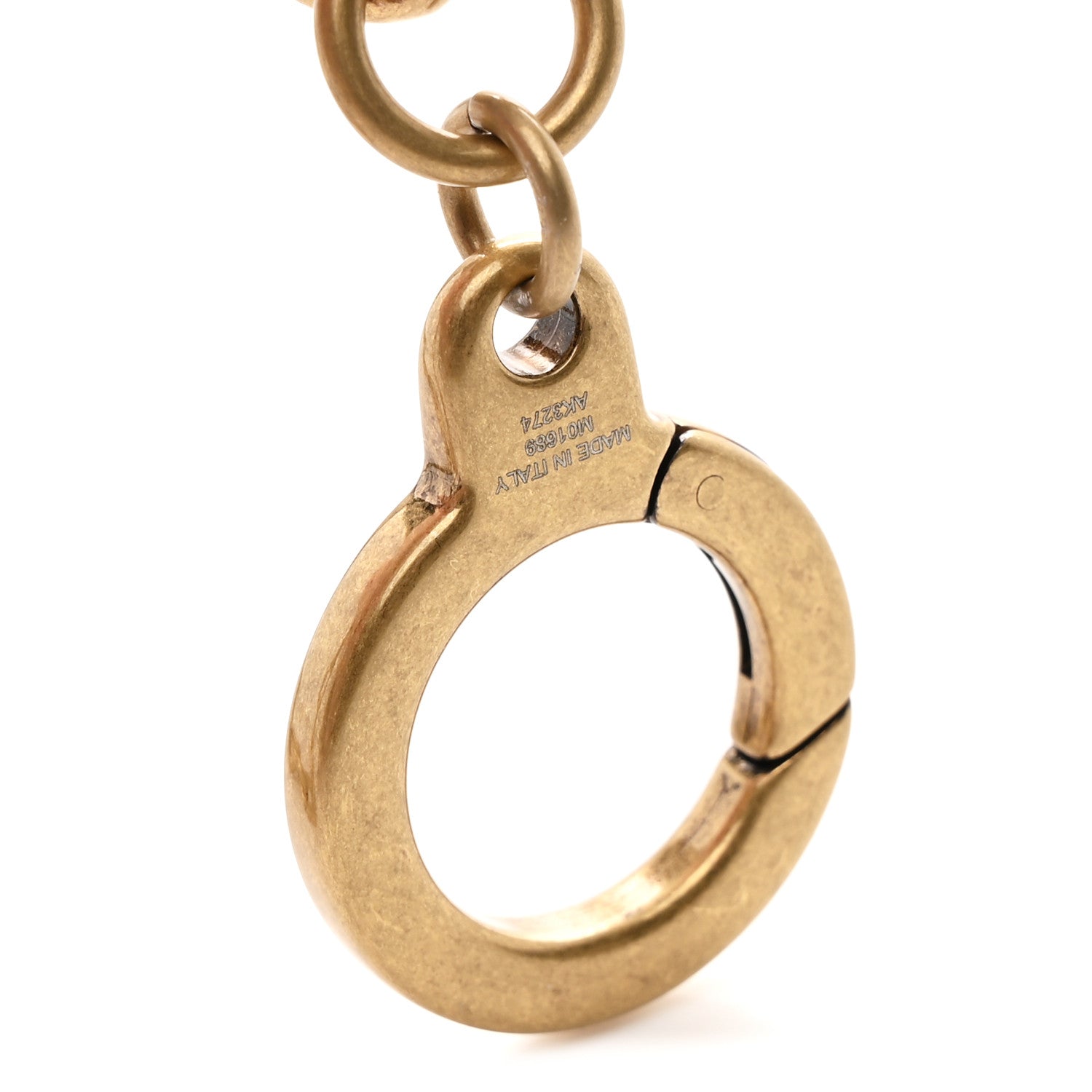 Chain Belt Pearls Bag Charm Gold