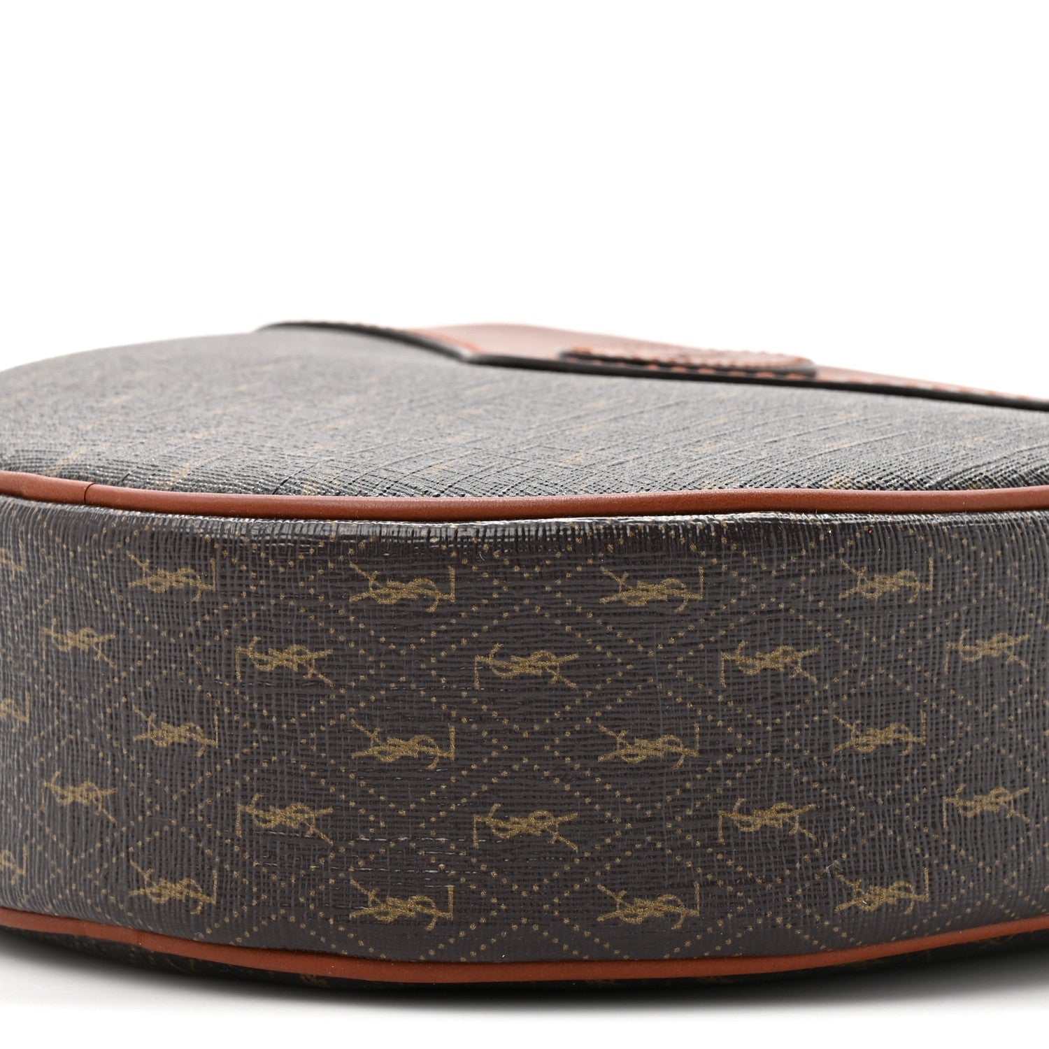 Canvas Smooth Calfskin Le Monogramme Coeur Crossbody Chestnut