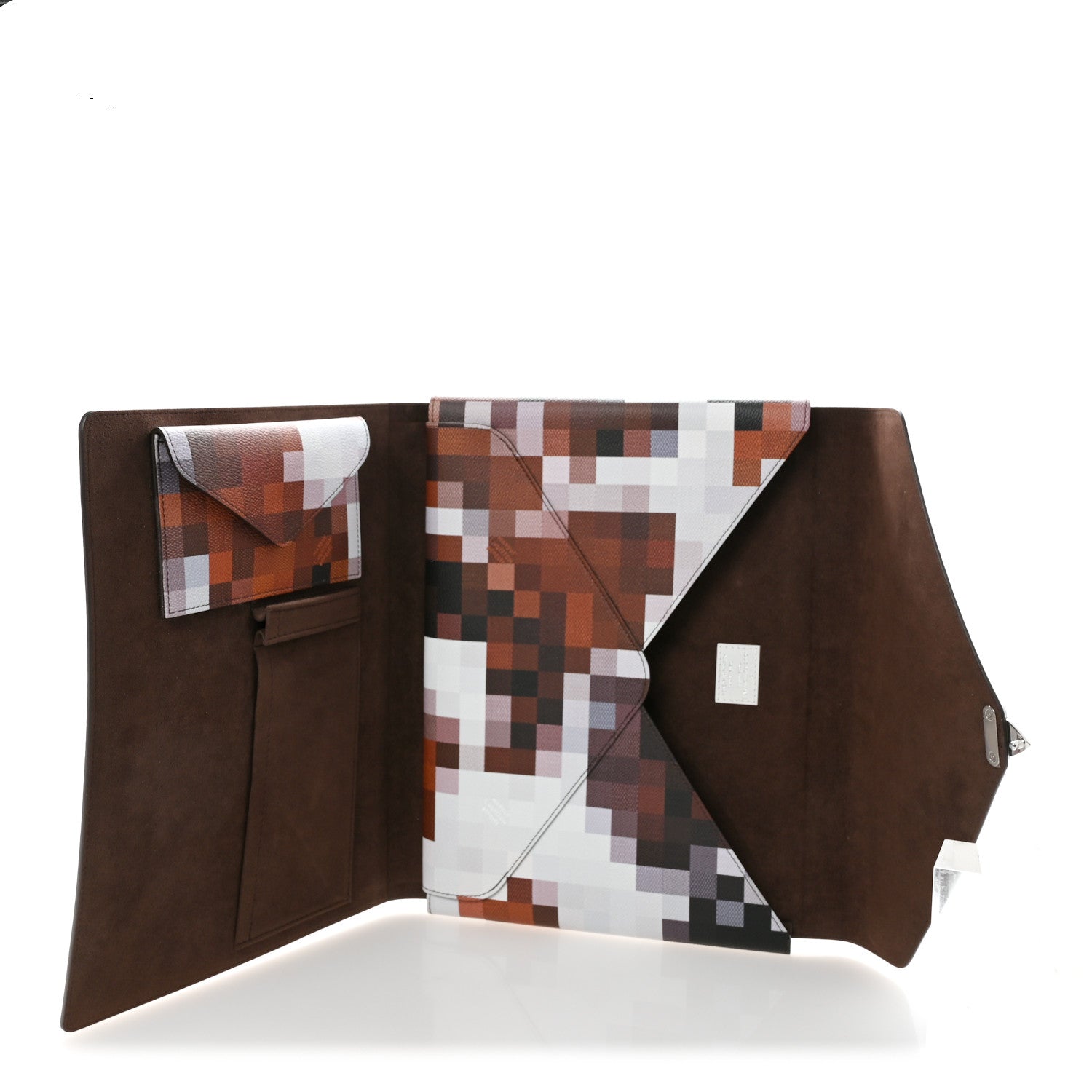 Calfskin Cowmooflage Mark Folder Brown