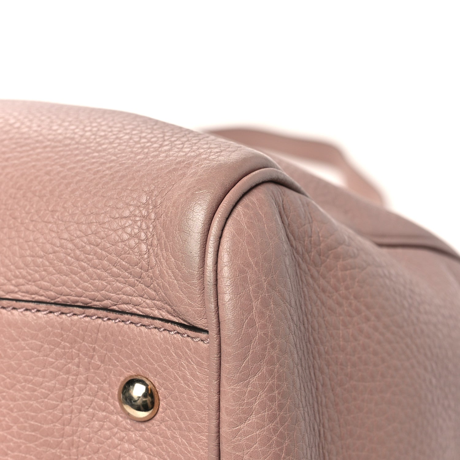 Calfskin Bamboo Medium Shopper Boston Pink