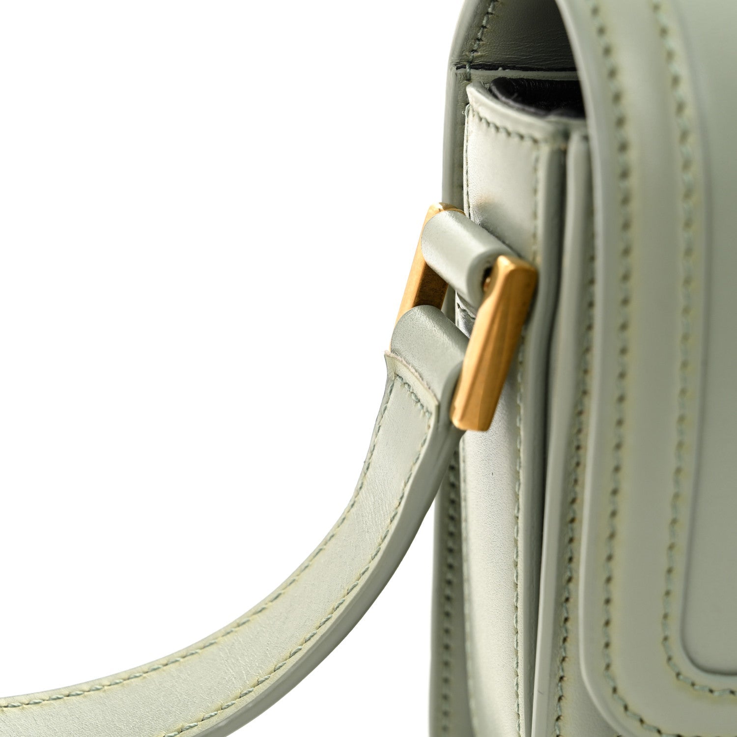 Smooth Calfskin Small Solferino Satchel Acqua