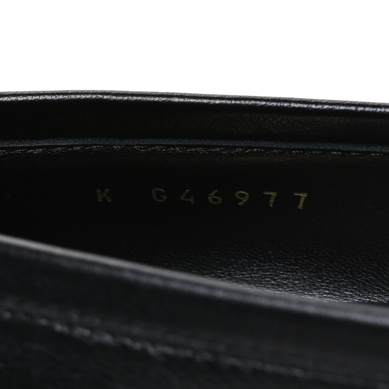 Lambskin CC Mocassin Loafers 38 Black