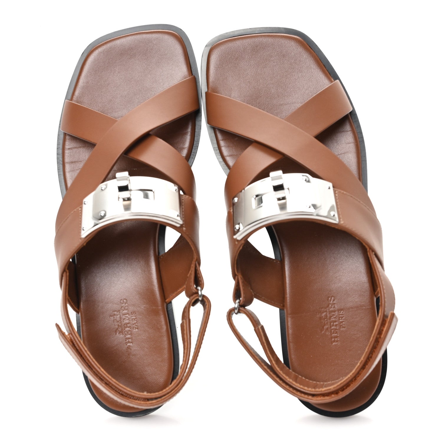 Calfskin Womens Ines Sandals 38 Gold