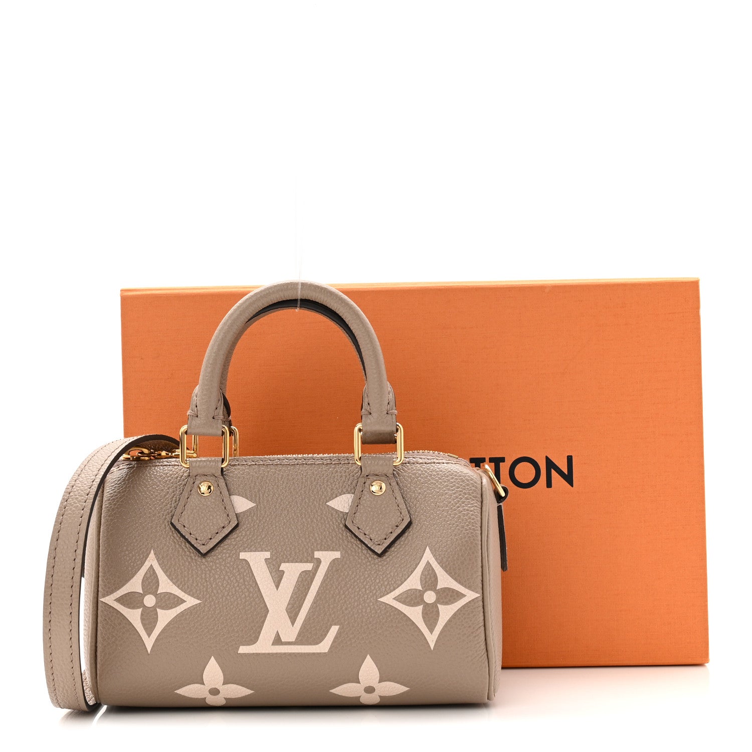 Empreinte Monogram Giant Nano Speedy Tourterelle Creme