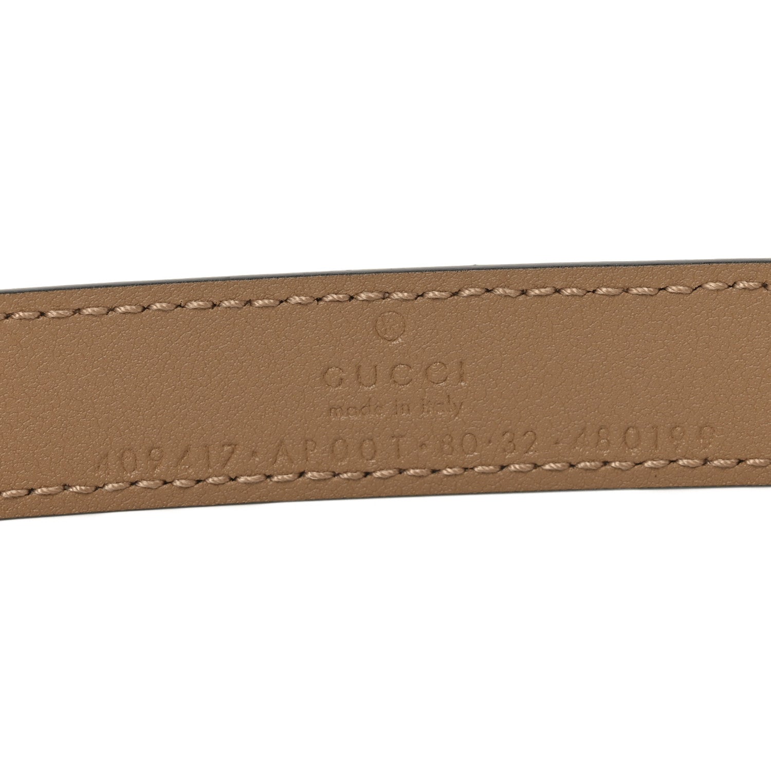 Calfskin Double G 20mm Belt 80 32 Porcelain Rose