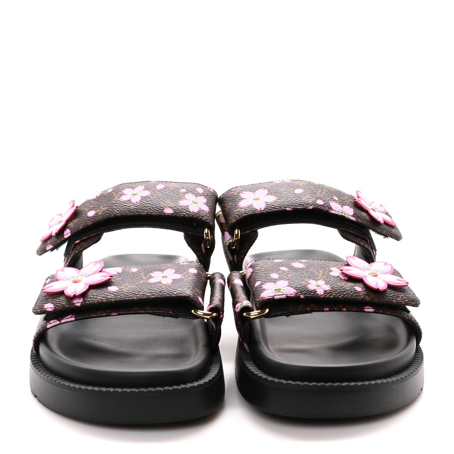 LV X TM Monogram LV Sunset Flat Comfort Mule 35 Sakura Brown