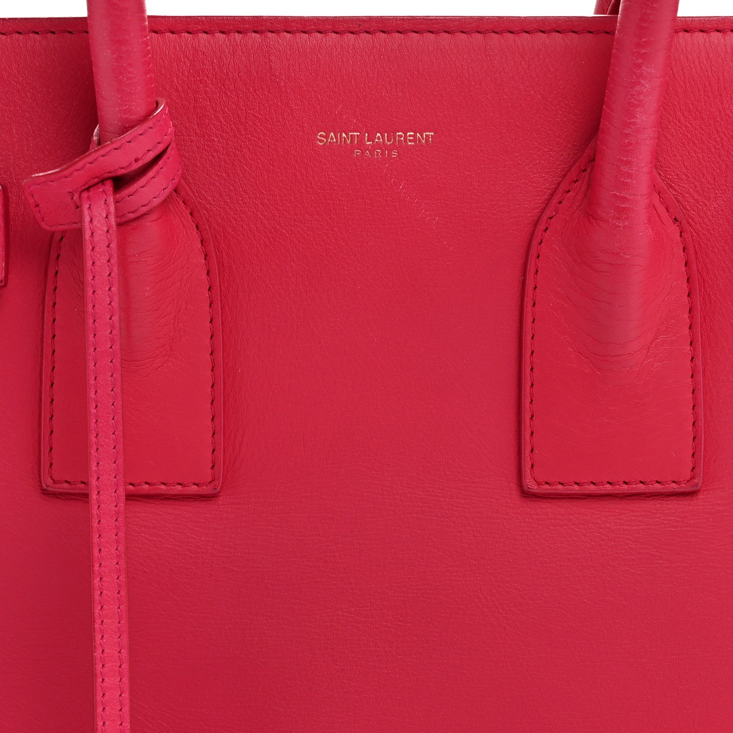 Calfskin Small Sac De Jour Lipstick Fuchsia