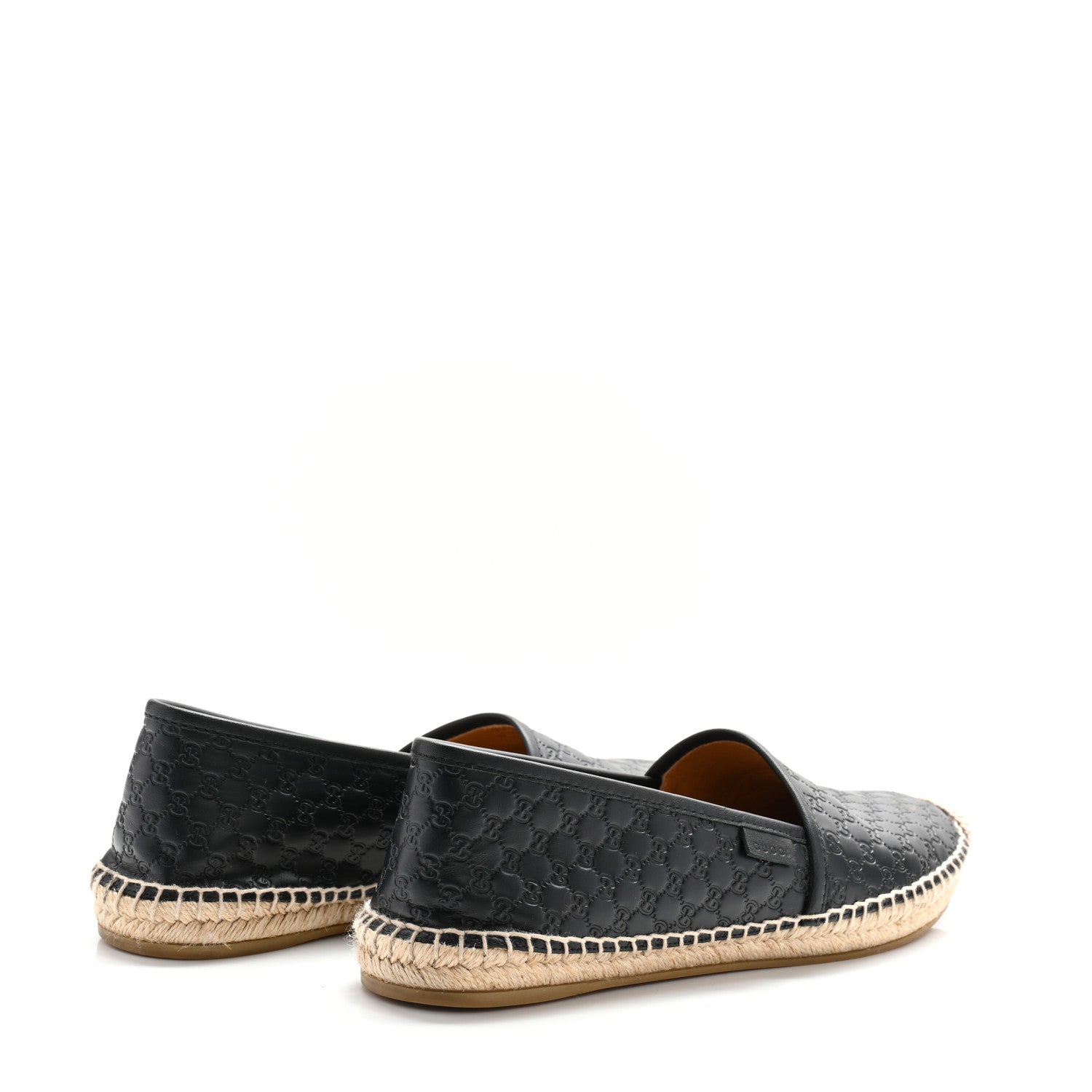 Microguccissima Signature Espadrilles 38 Black