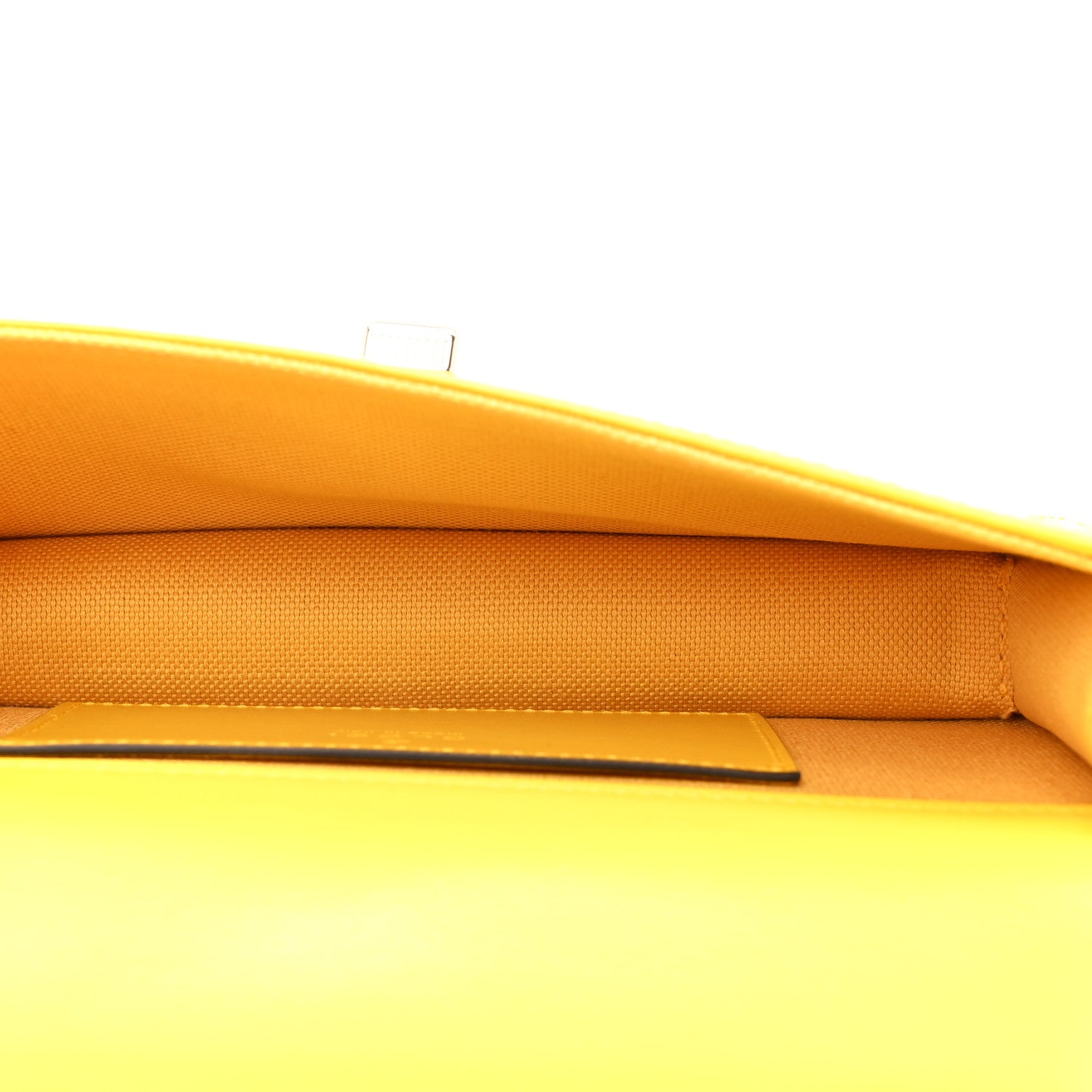 GG Monogram Scratch Lux Calfskin Mini Luce Shoulder Bag Yellow