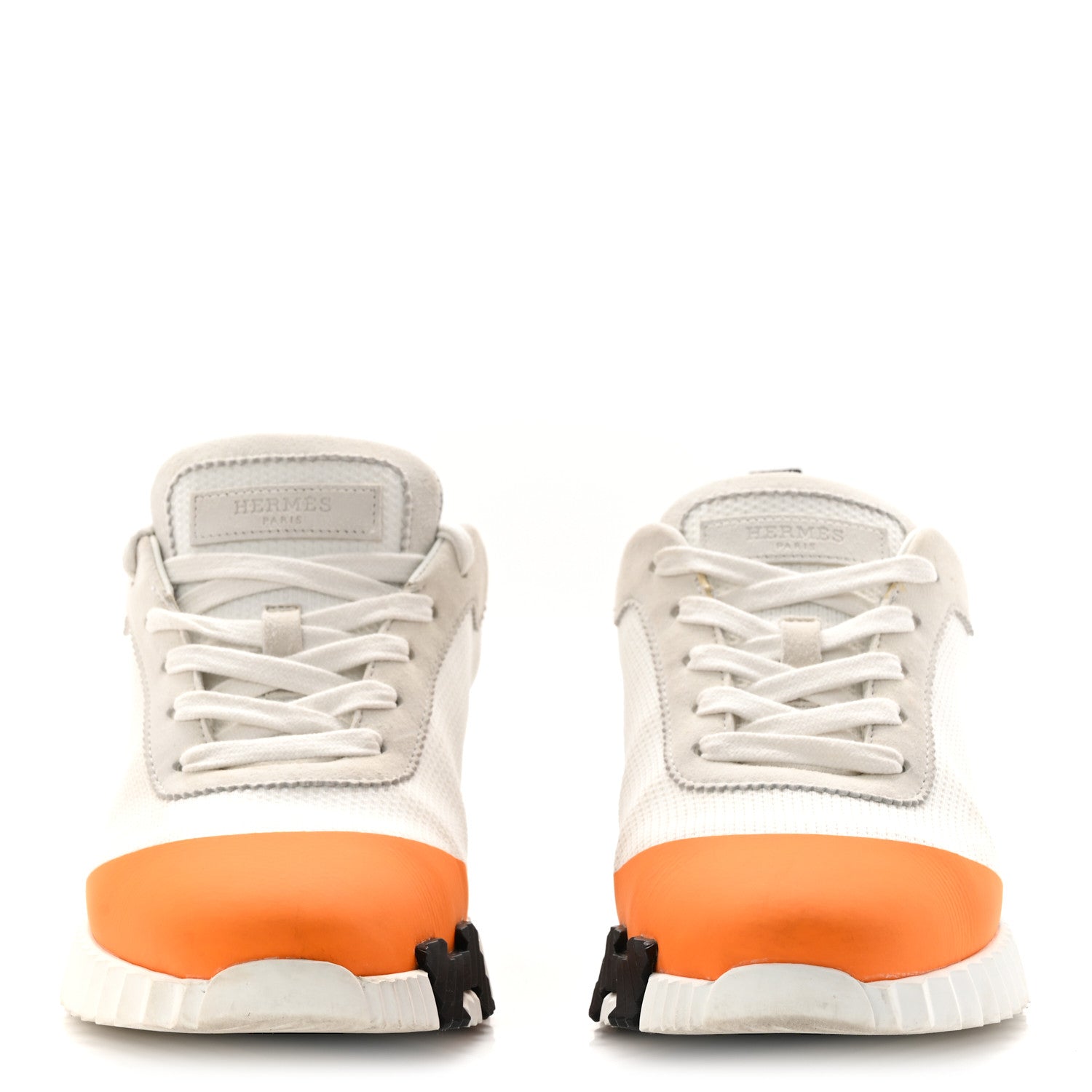 Graphic Mesh Suede Goatskin Womens Bouncing Sneakers 37 Orange Multicolor