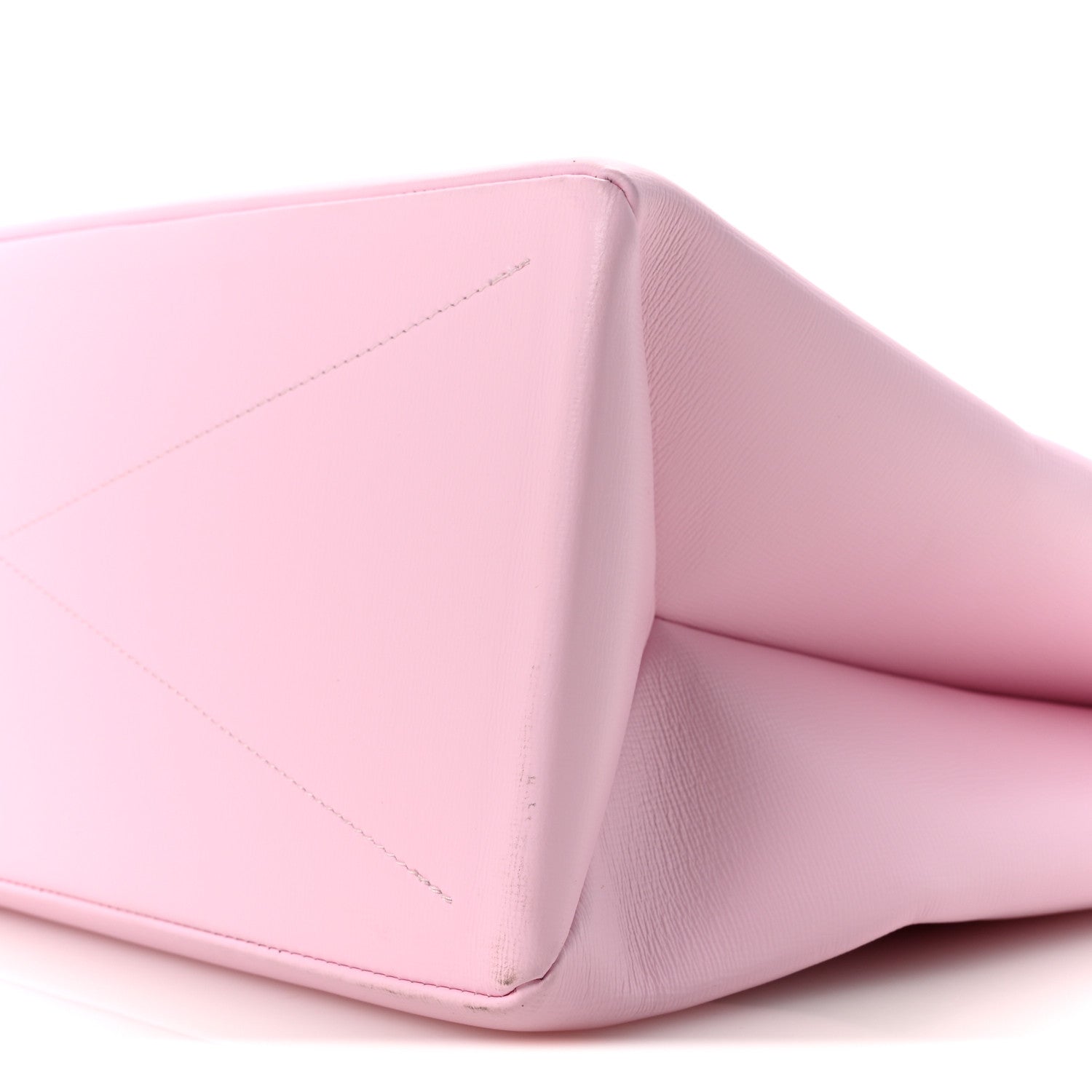 Cowhide Shopper Bag MM Candy Pink