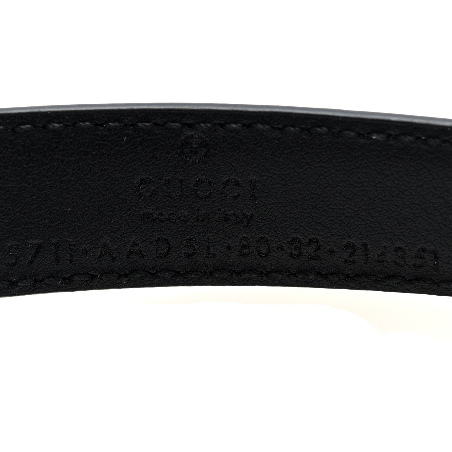 Piuma Calfskin Jumbo GG Milano 30mm Belt 80 32 Black