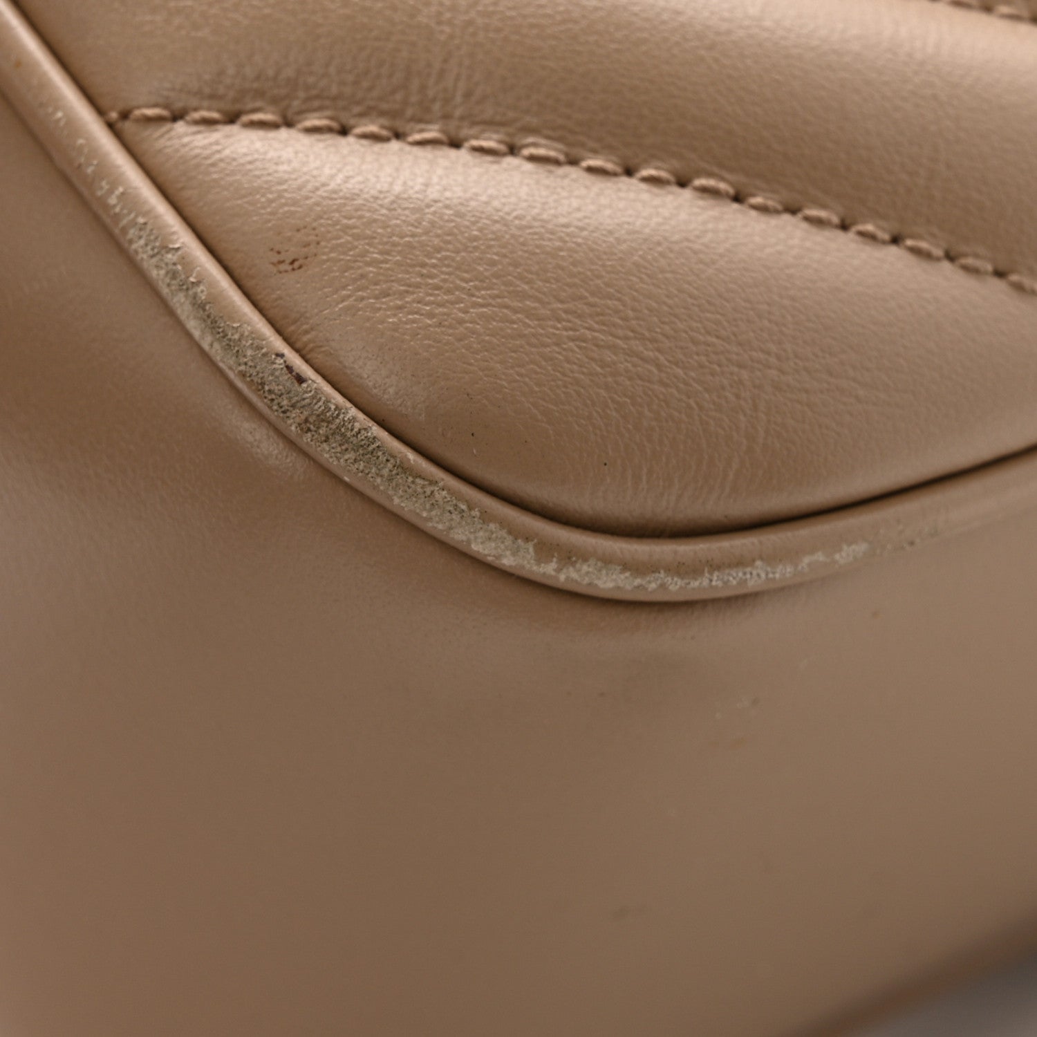 Calfskin Matelasse Monogram Lou Camera Bag Nude Powder