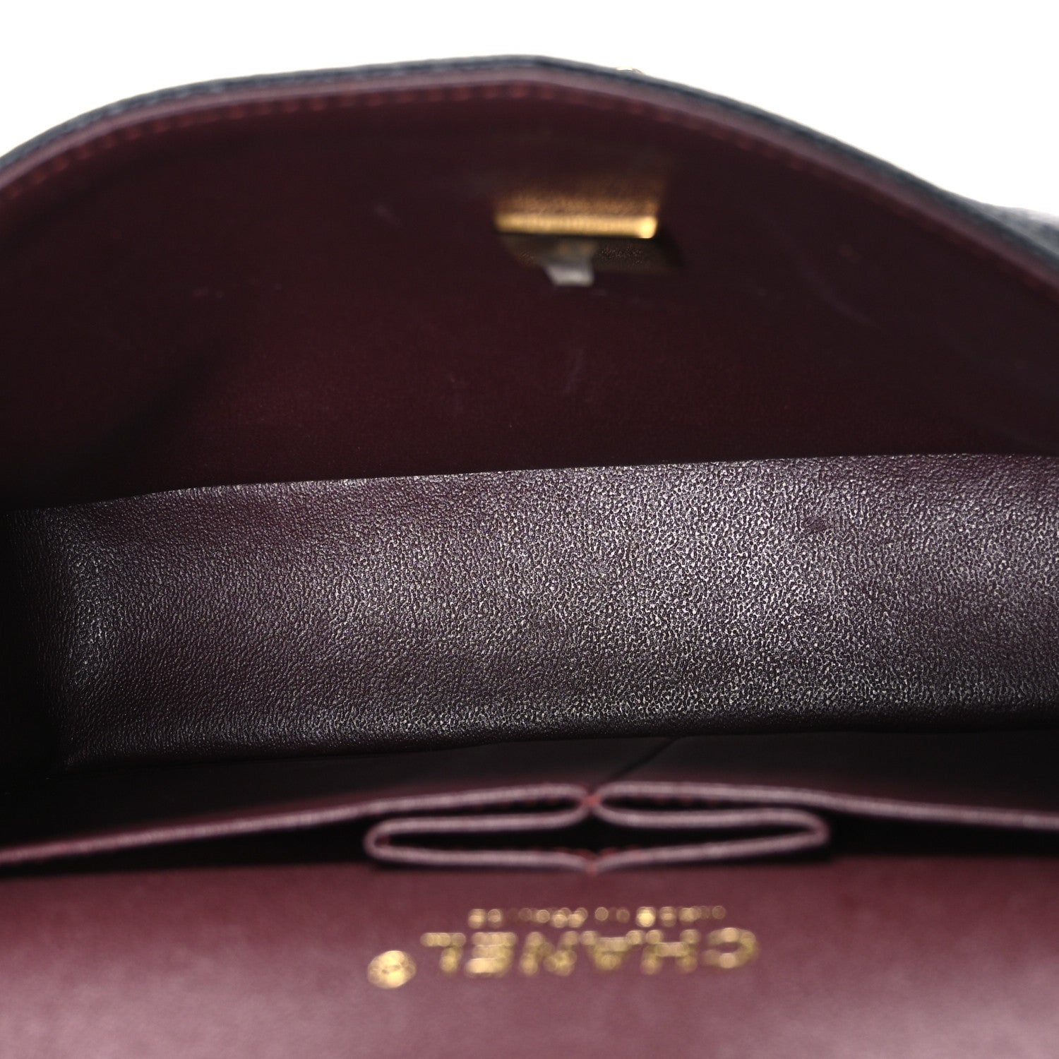 Caviar Quilted Small Double Flap Black