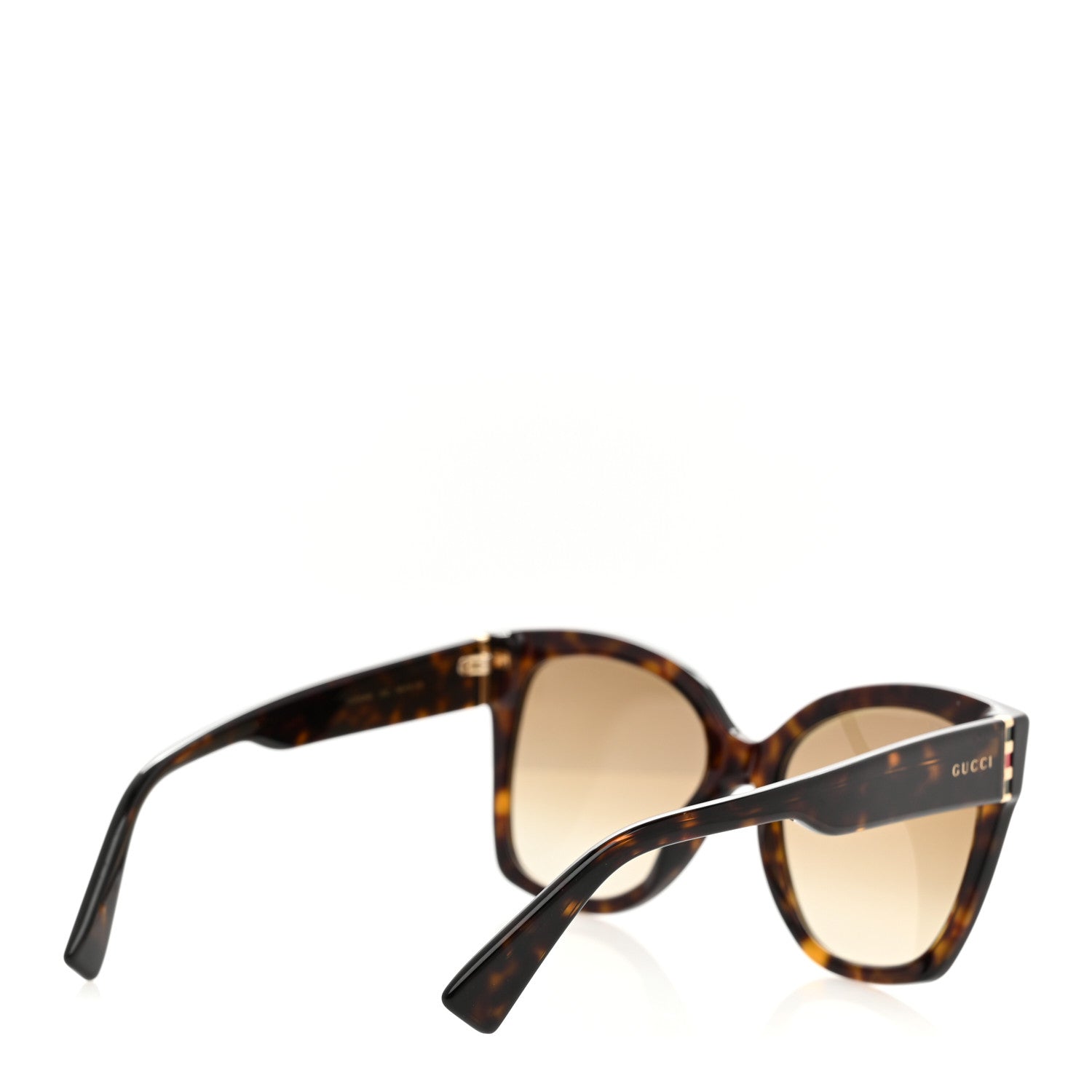 Acetate Square Frame Sunglasses GG0459S Tortoise