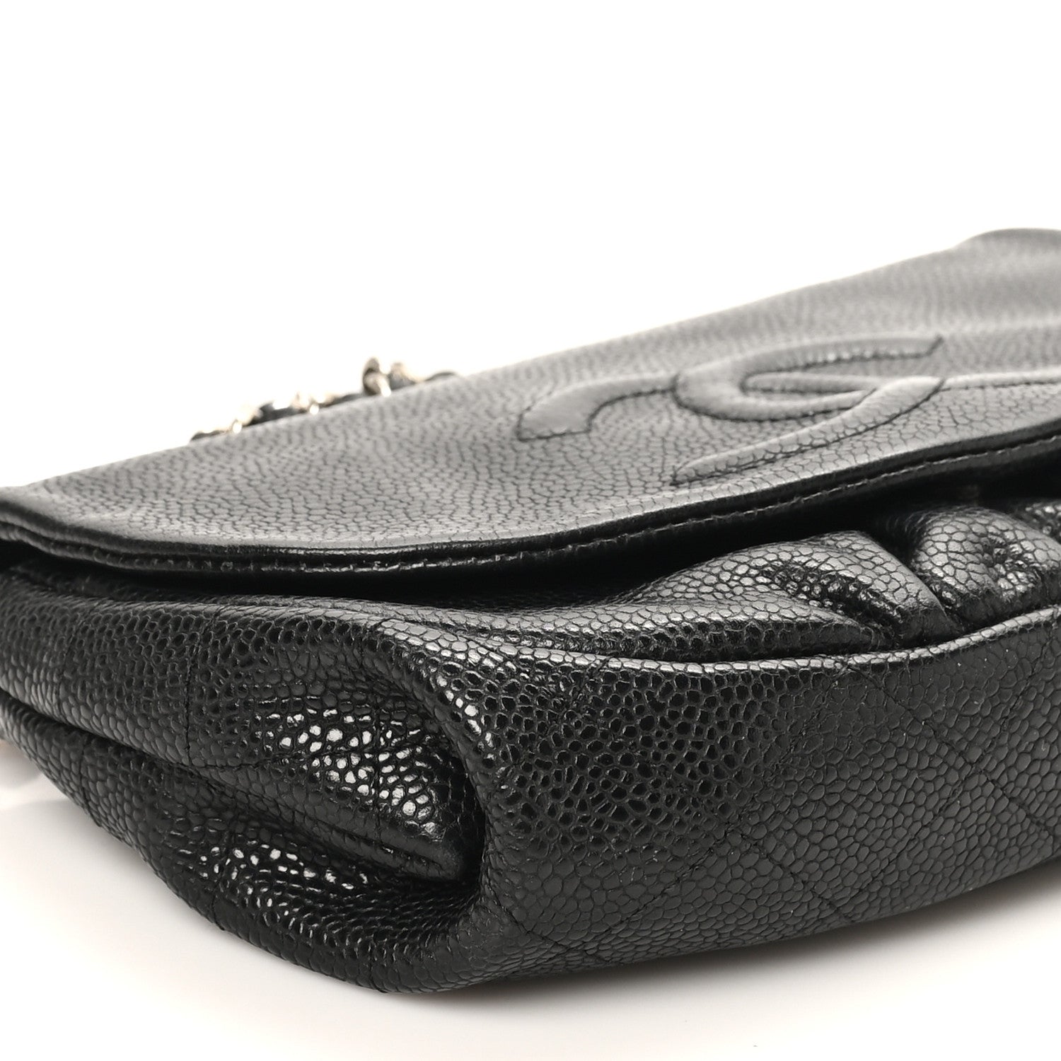 Caviar Half Moon Wallet On Chain WOC Black