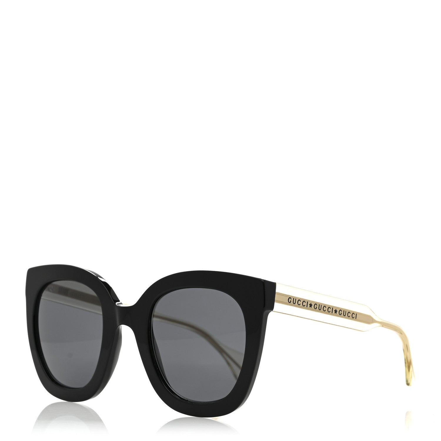 Acetate Crystal Sunglasses GG0564S Black Grey