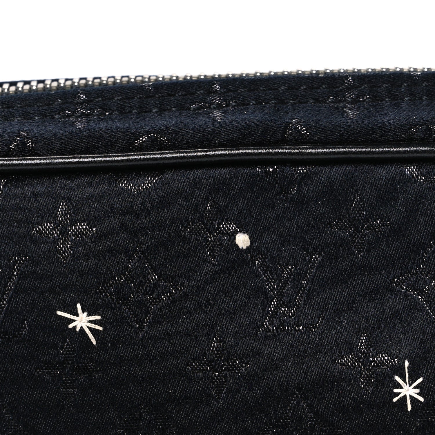 Satin Mini Monogram Conte De Fees Pochette Black
