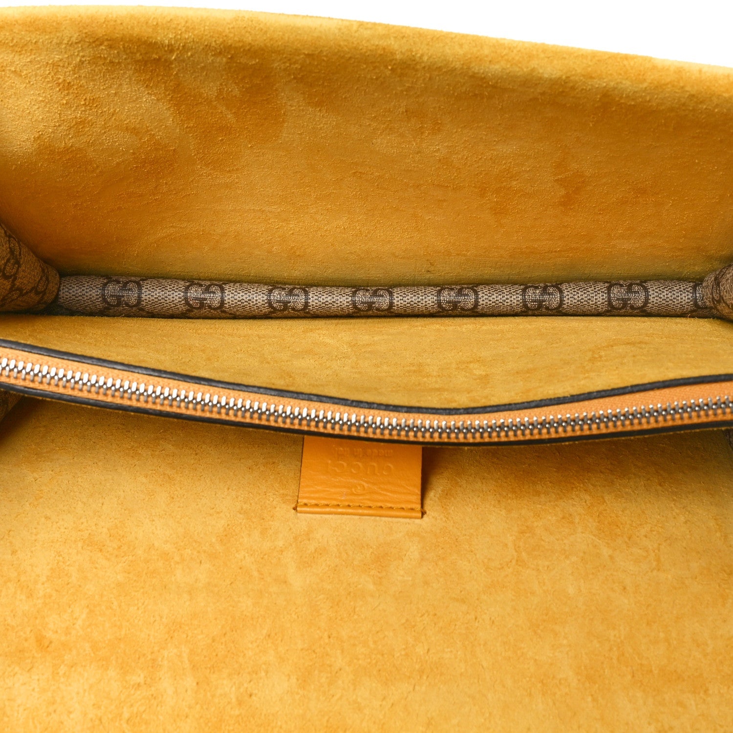 GG Supreme Monogram Small Dionysus Shoulder Bag Yellow