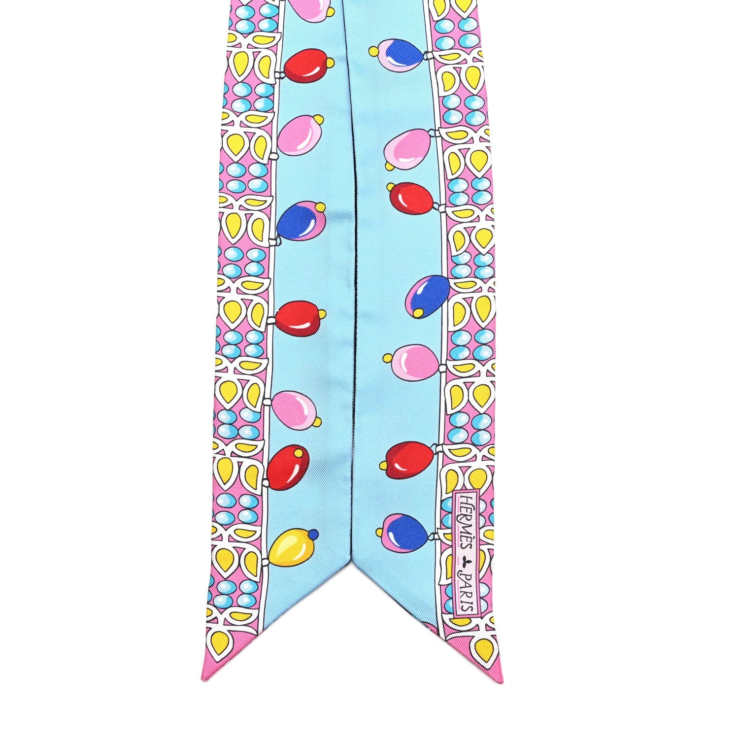 Silk Parures Des Maharajas Twilly Ciel Black Rose Vif