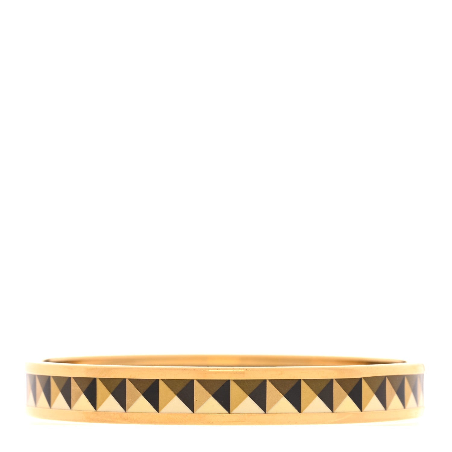 Enamel Printed Narrow Clous en Trompe l'Oeil Bracelet 65