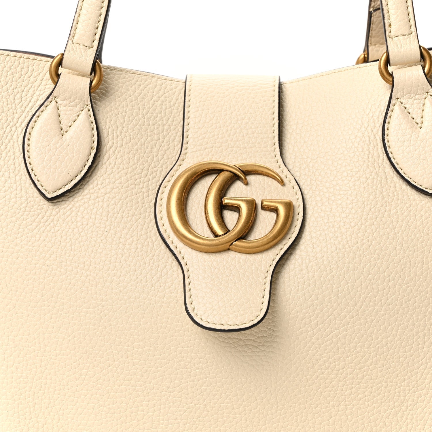 New Sakai Calfskin Lux Small Dahlia Tote Mystic White