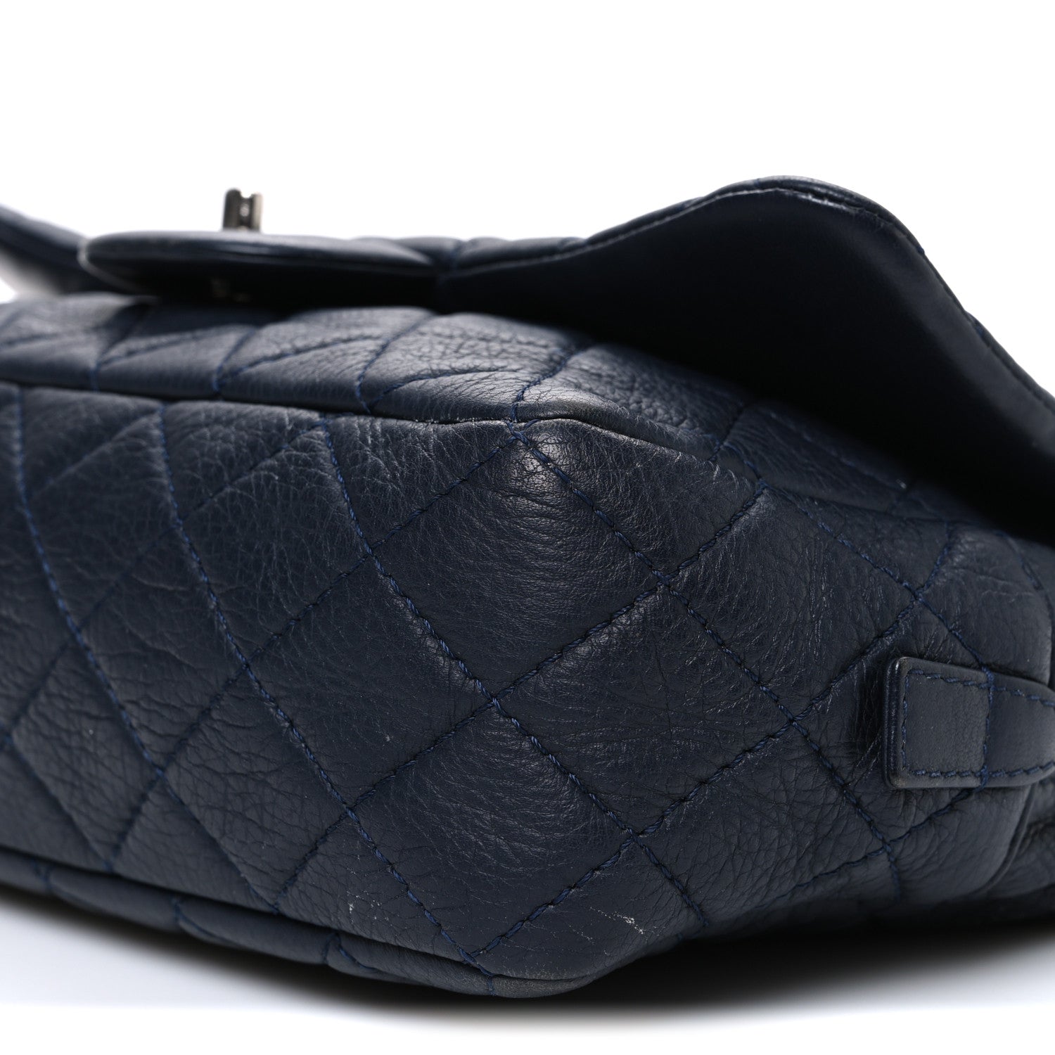 Deerskin Quilted Casual Journey Flap Dark Blue
