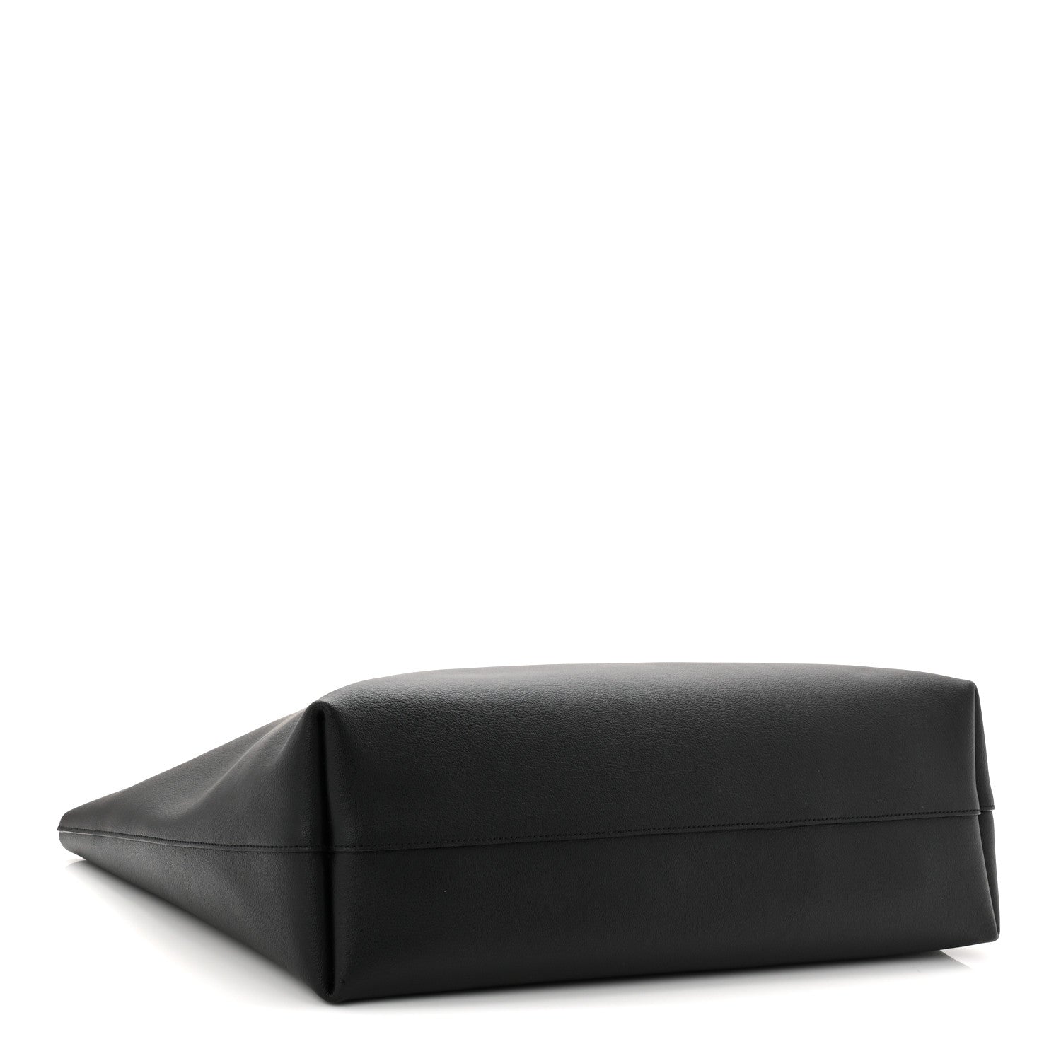 Calfskin Large Shopping Tote Black