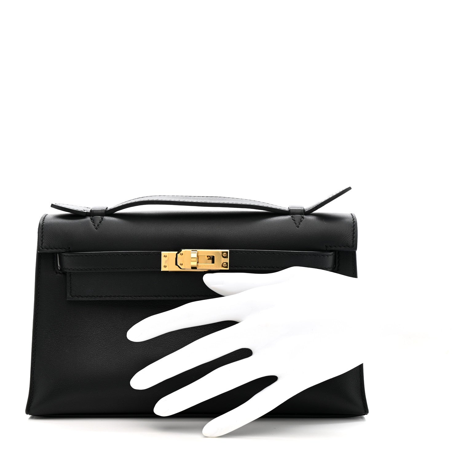 Swift Kelly Pochette Clutch Black