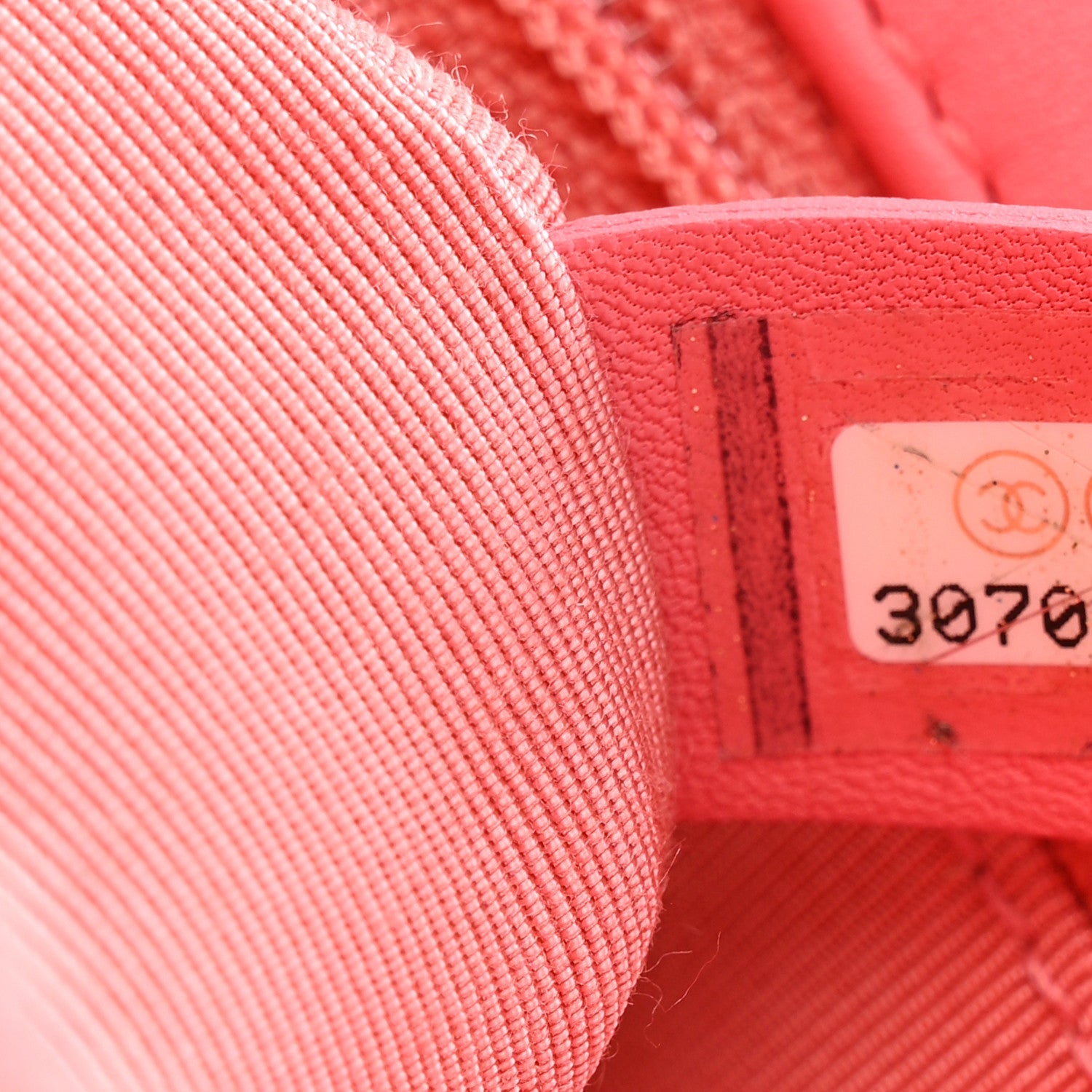 Sequin Quilted Medium Chanel 19 Flap Coral