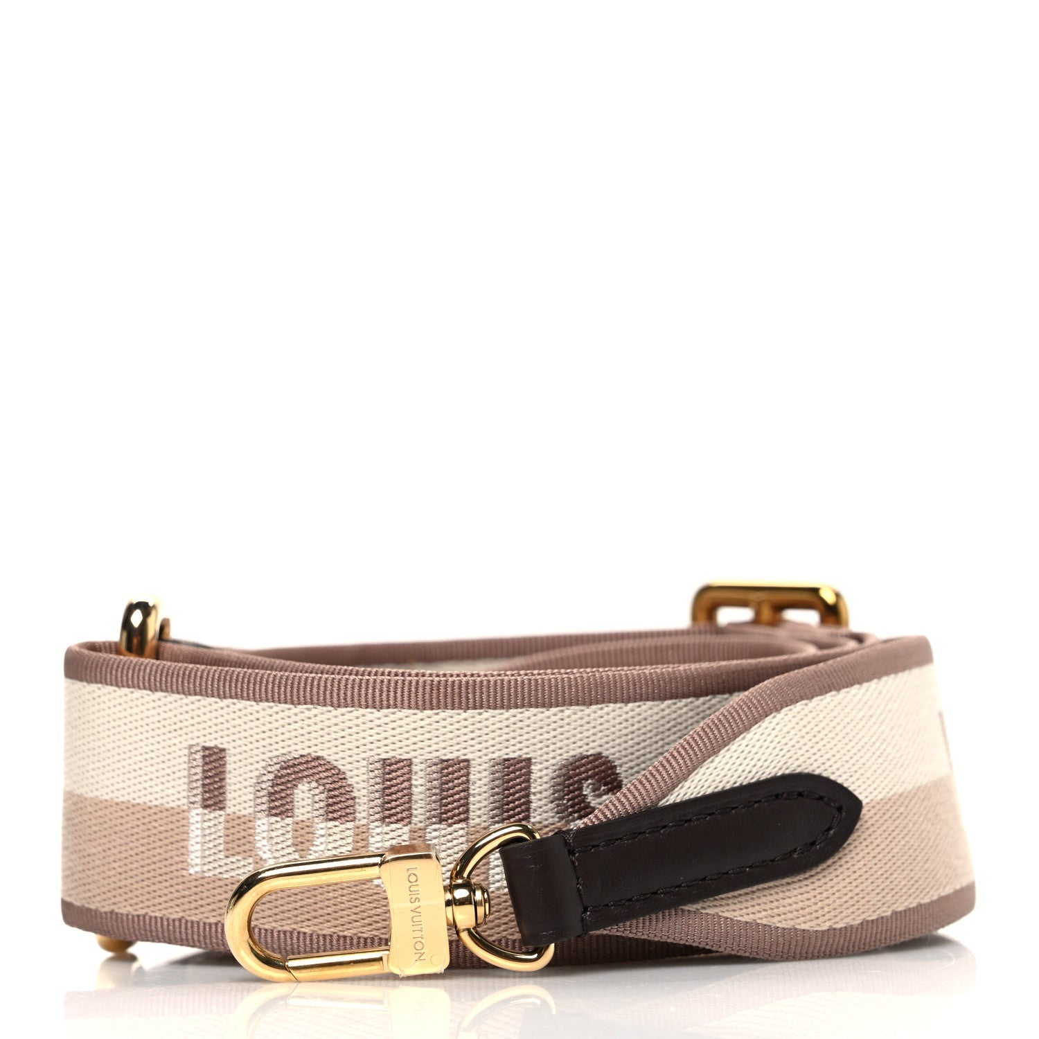 Jacquard Speedy Bandouliere 20 Shoulder Strap Beige Brown