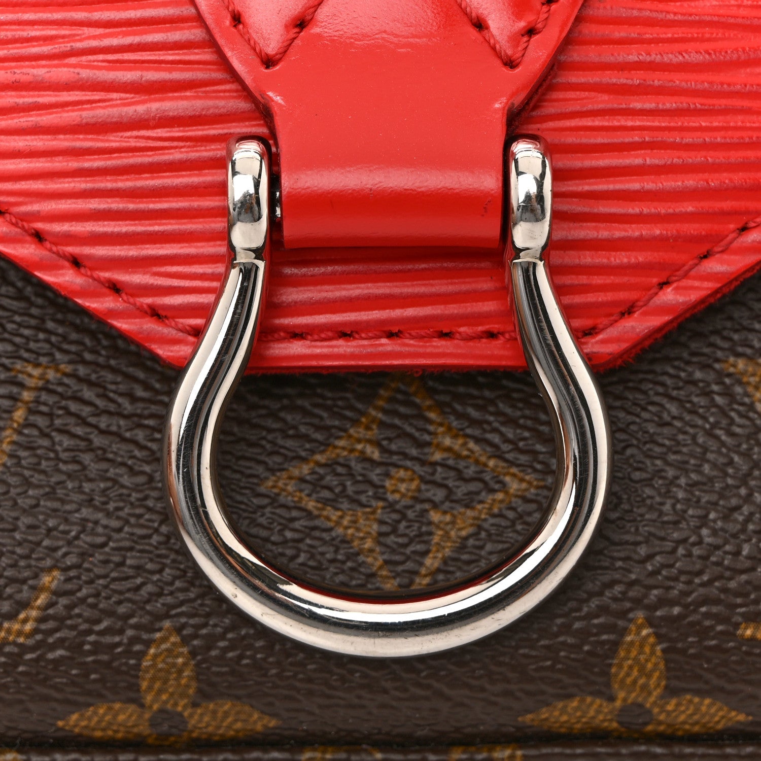 Monogram Epi Saint Michel Coquelicot