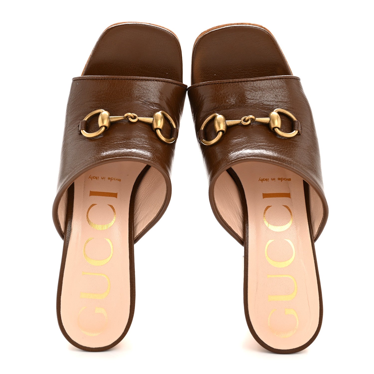 Granada Kid Houdan Platform Slide Sandals 35.5 Brown