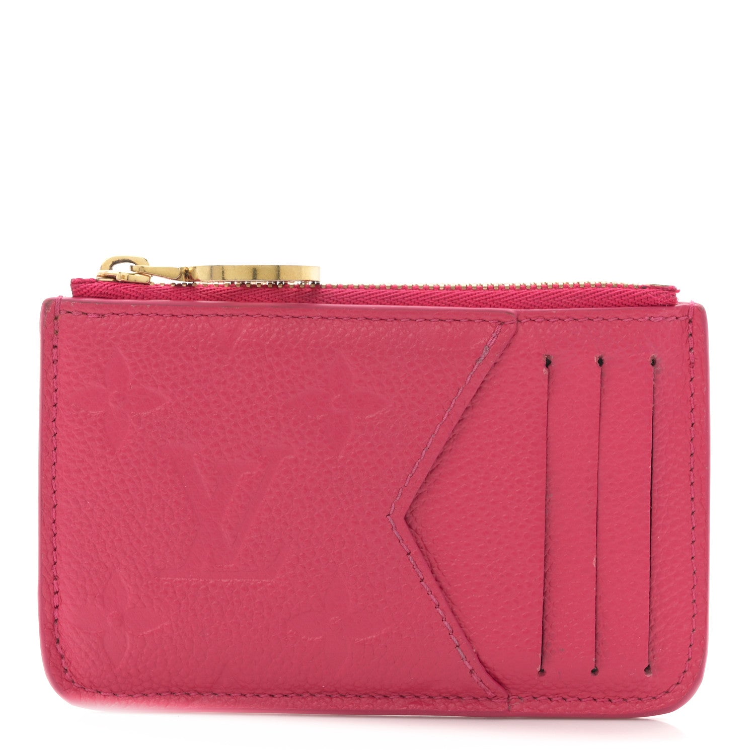 Empreinte Monogram Zipped Romy Card Holder Grenade