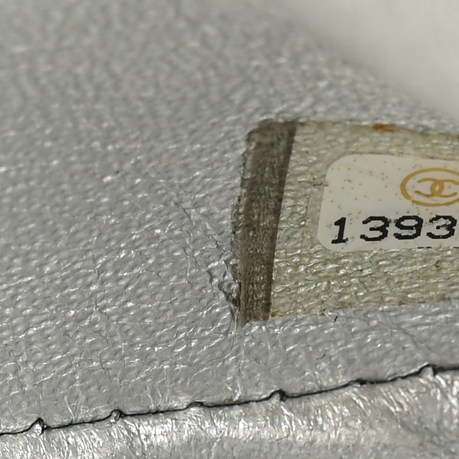Metallic Lambskin Quilted Jumbo Single Flap Silver