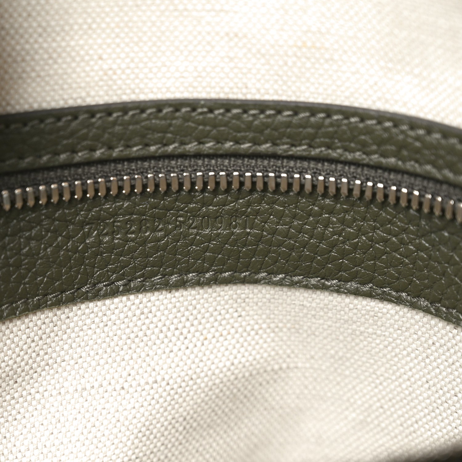 Piuma Calfskin Jumbo GG Embossed Large Duffle Bag Dark Vintage Olive