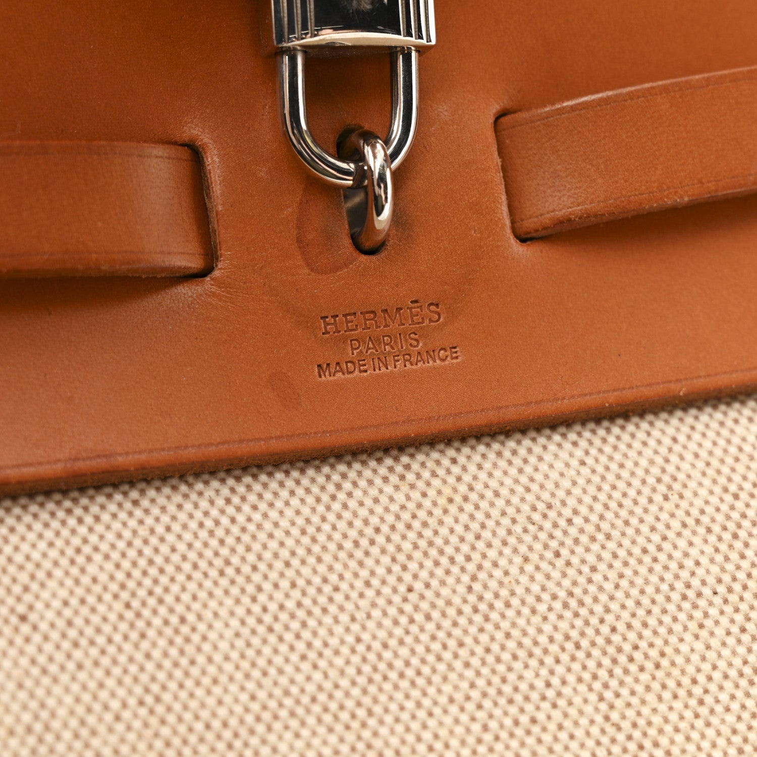Toile Vache Calfskin Herbag 39 MM Black Natural