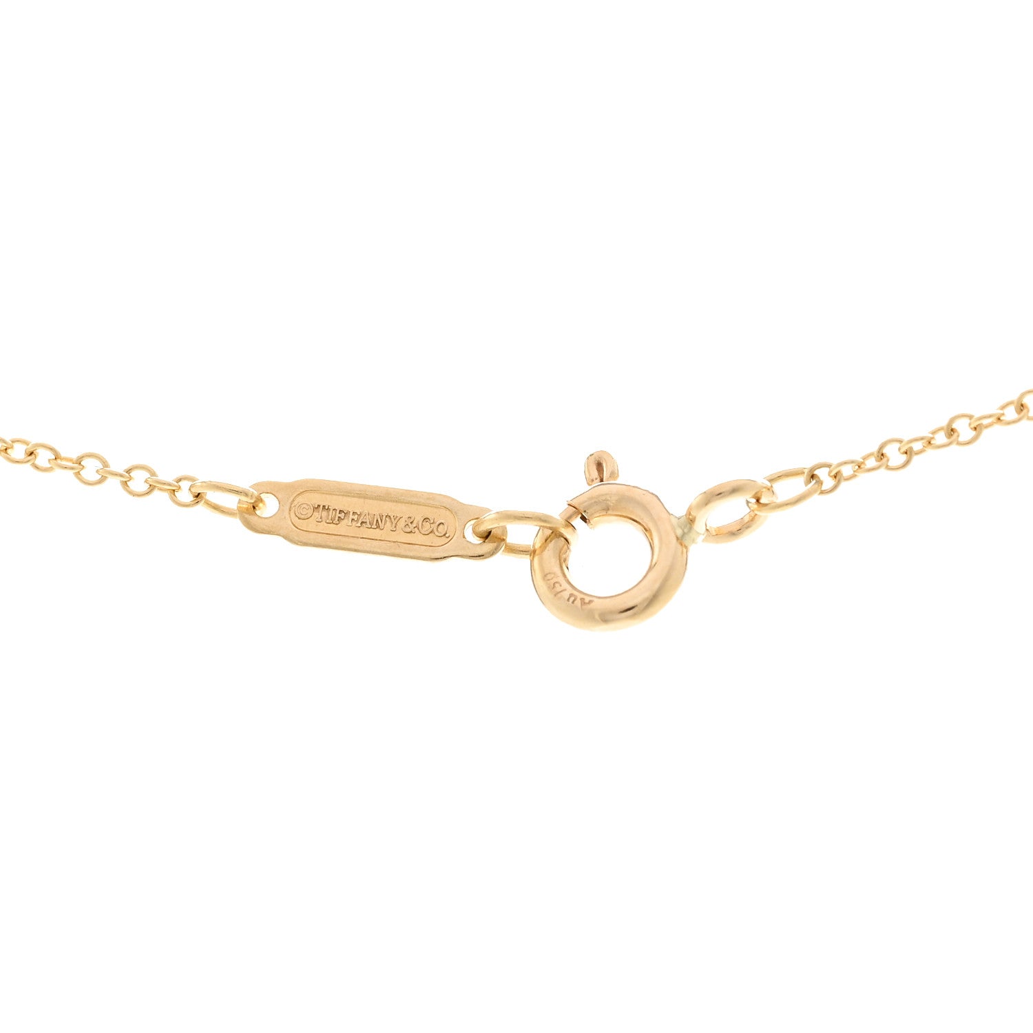 18K Yellow Gold Chain Necklace 16"