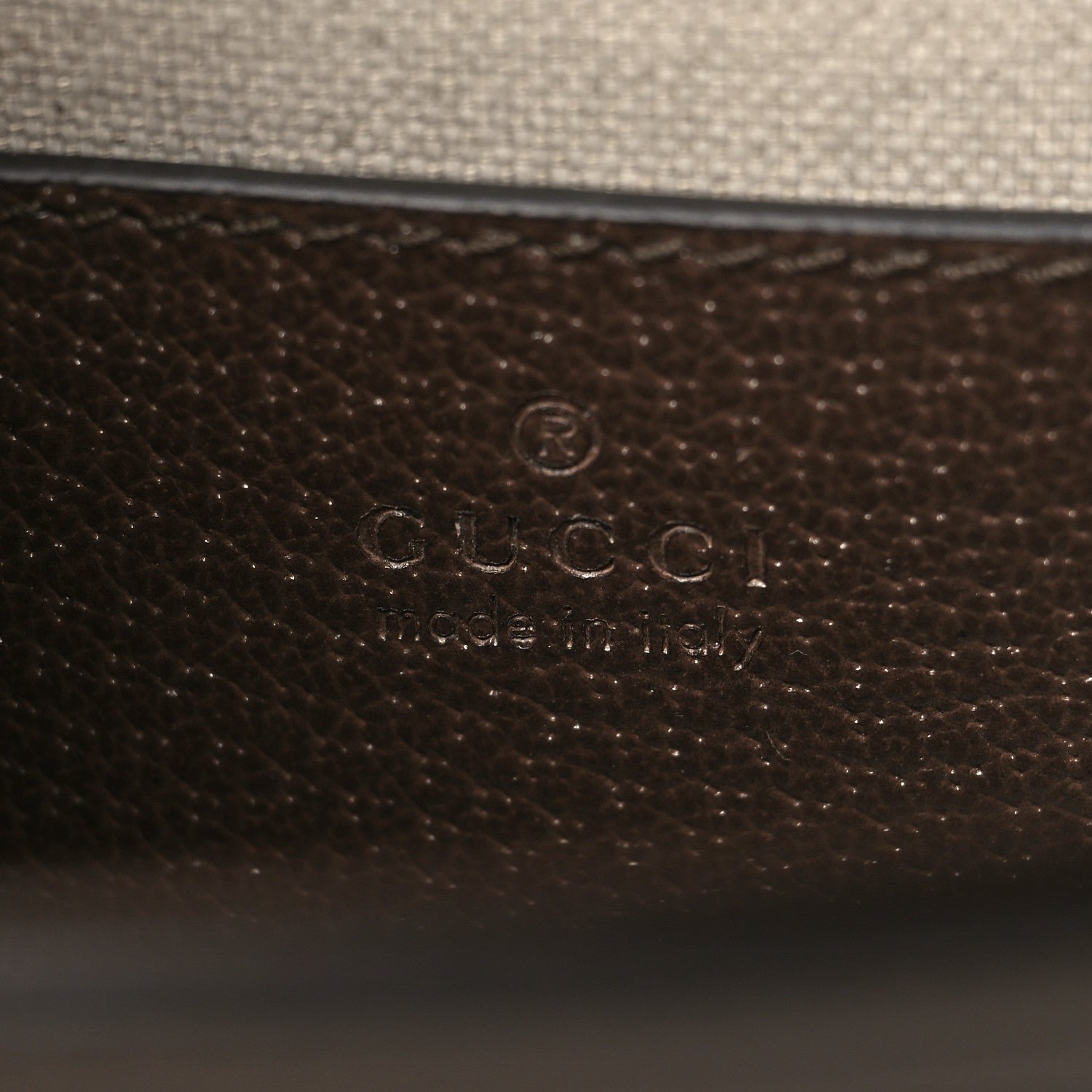 GG Supreme Monogram Textured Dollar Calfskin Web Mini Ophidia Padlock Top Handle Chain Shoulder Bag Beige Ebony New Acero