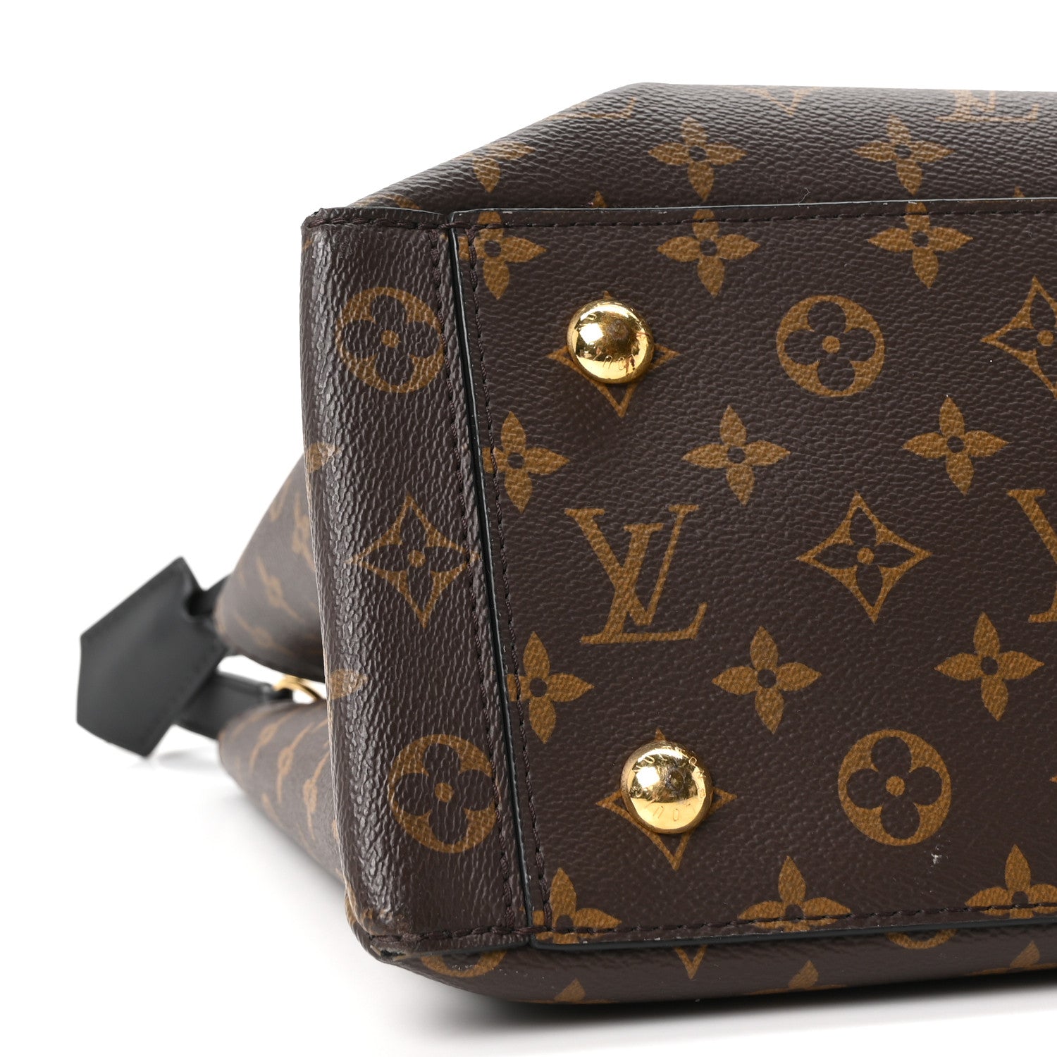 Monogram Flower Tote Black