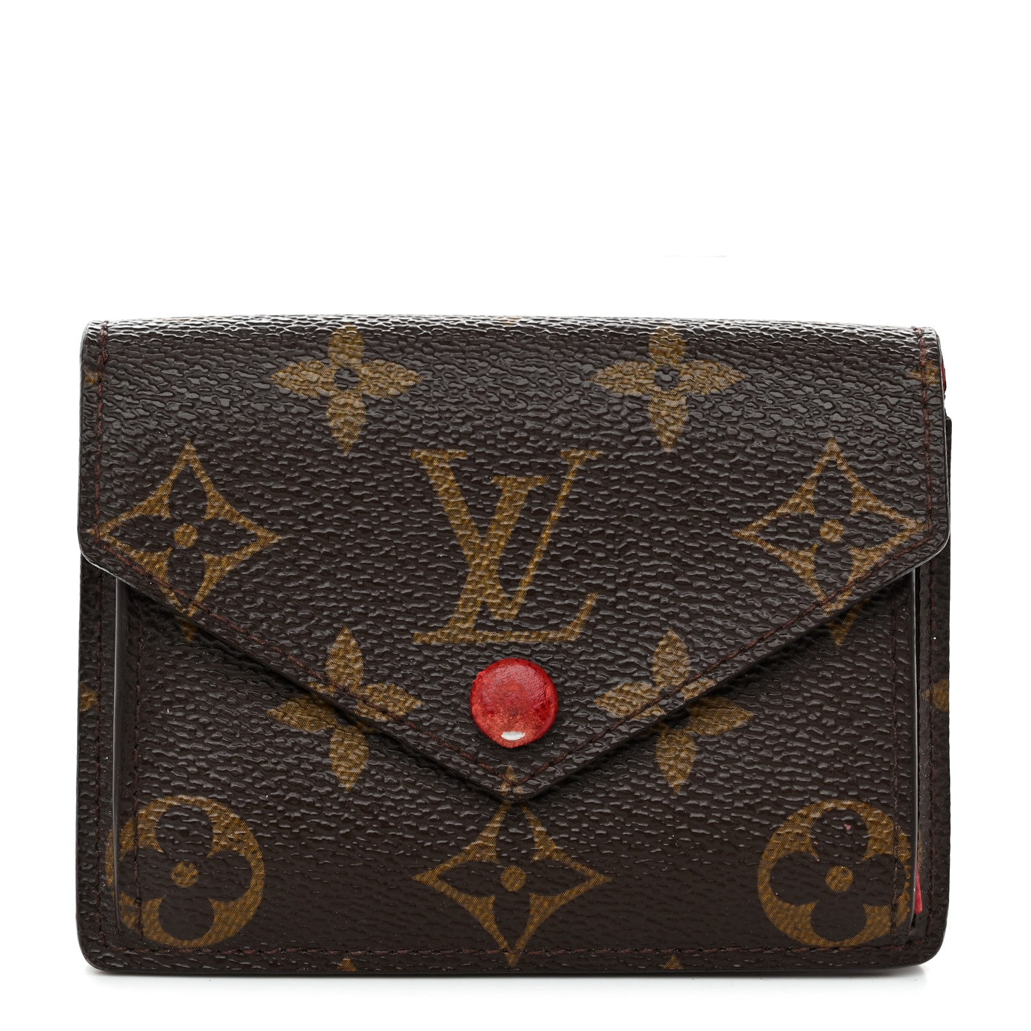 Monogram Compact Marie Wallet Rouge