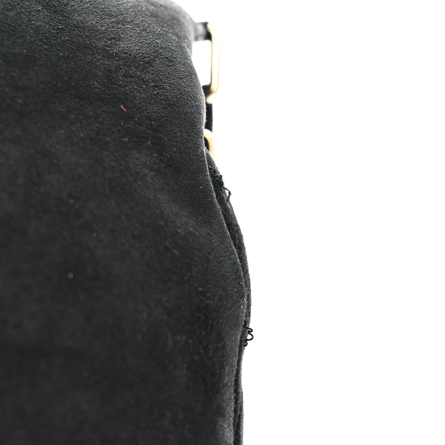 Suede Sparkling Winter Messenger Black