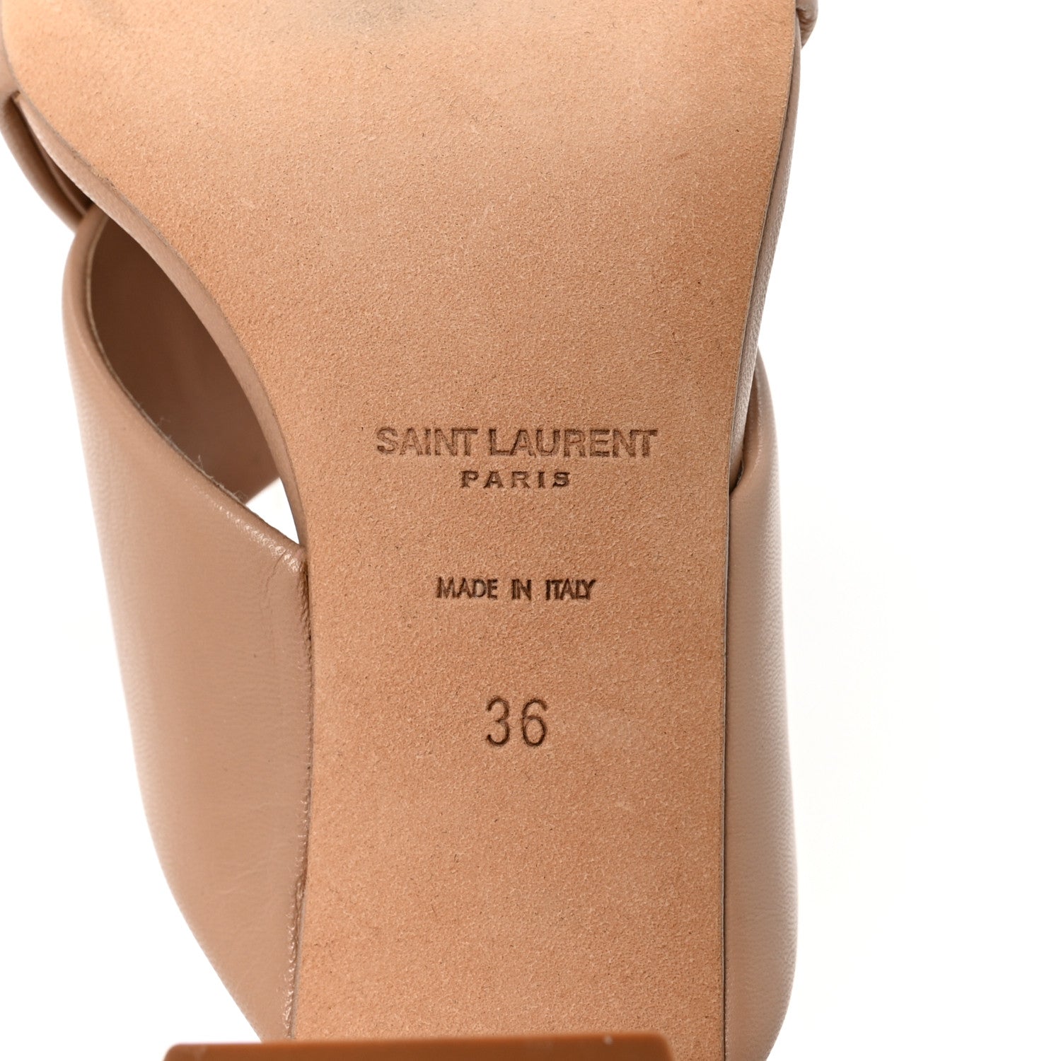 Calfskin LouLou 70 Mules 36 Nude