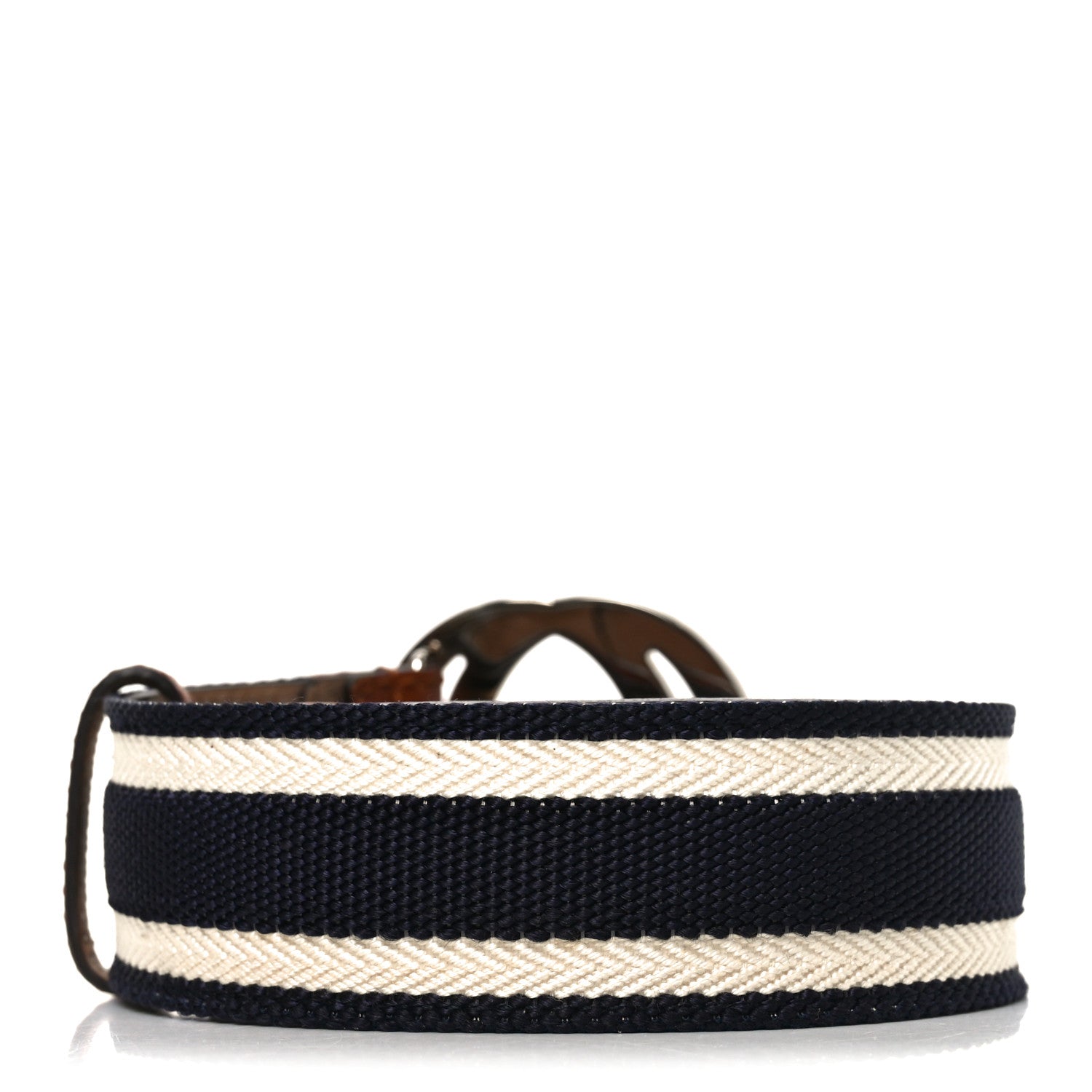 Calfskin Web Interlocking G Belt 90 36 Blue White