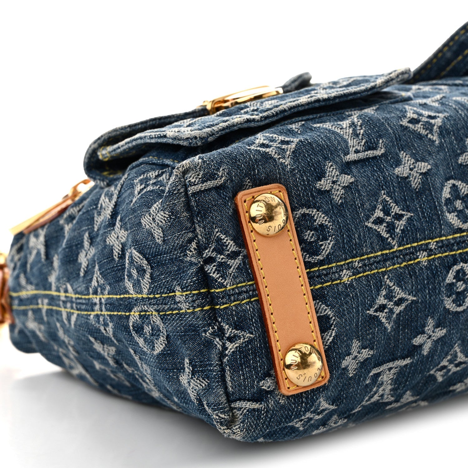 Monogram Denim Baggy PM Blue