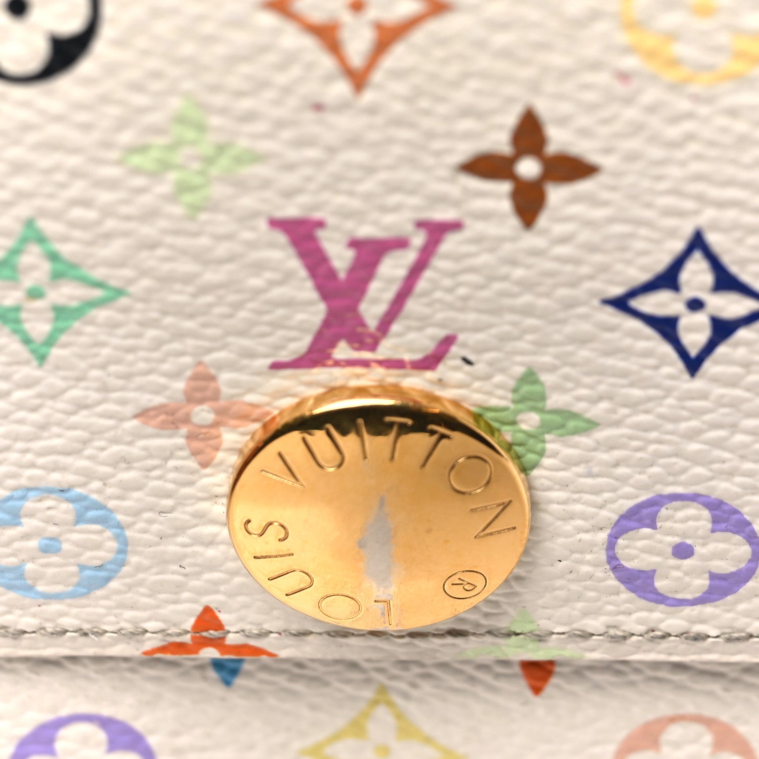 Monogram Multicolor Sarah Wallet White Eglantine