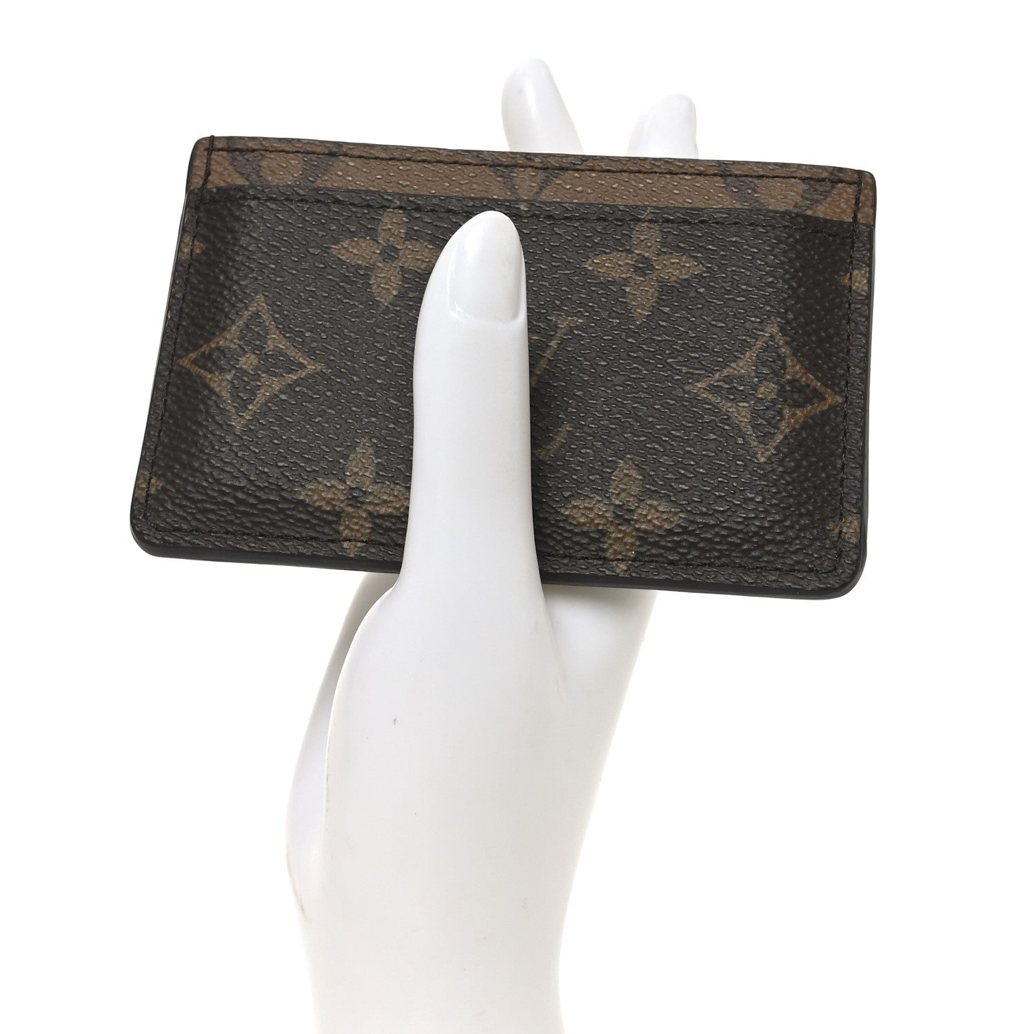 Reverse Monogram Card Holder